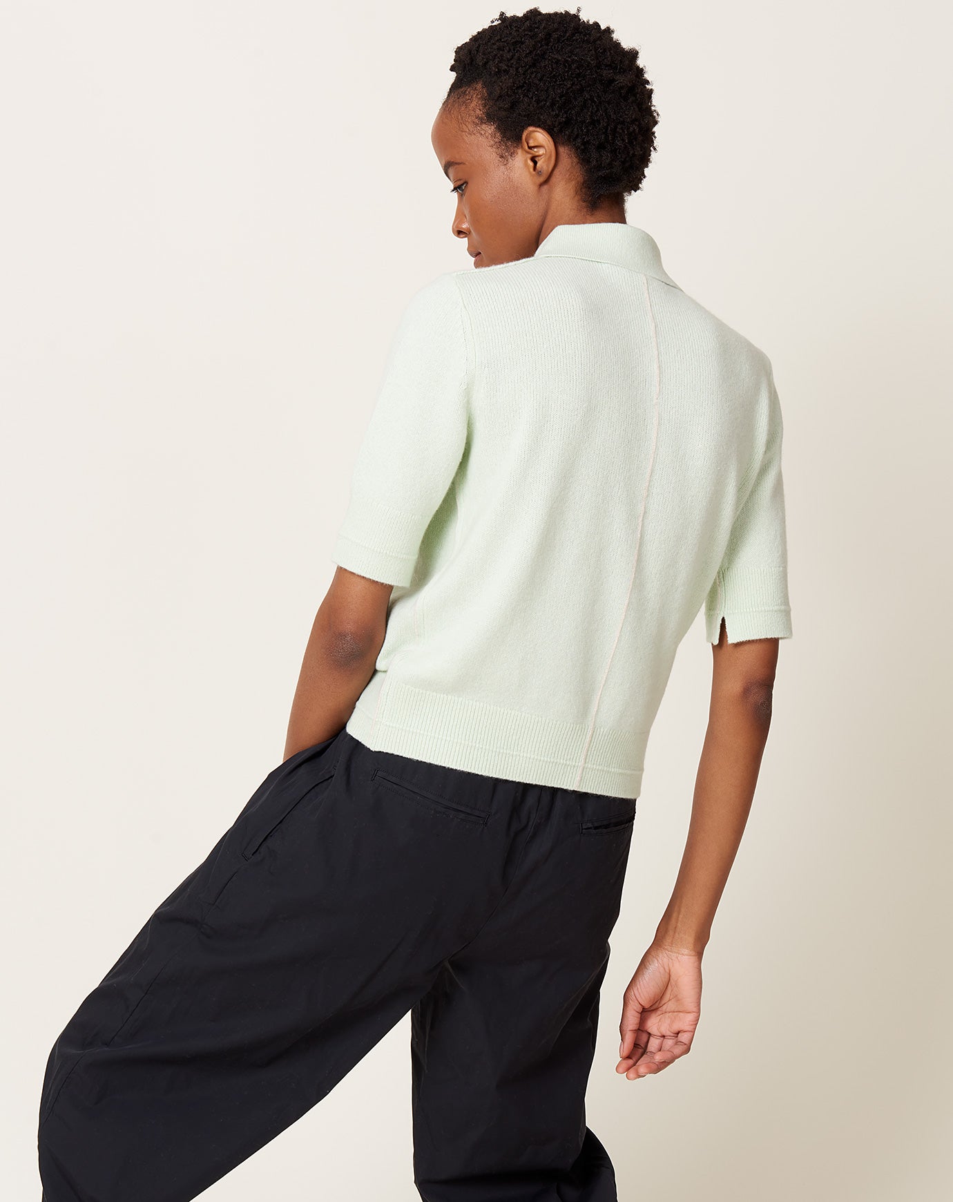 Maria McManus Featherweight Polo in Sea Glass