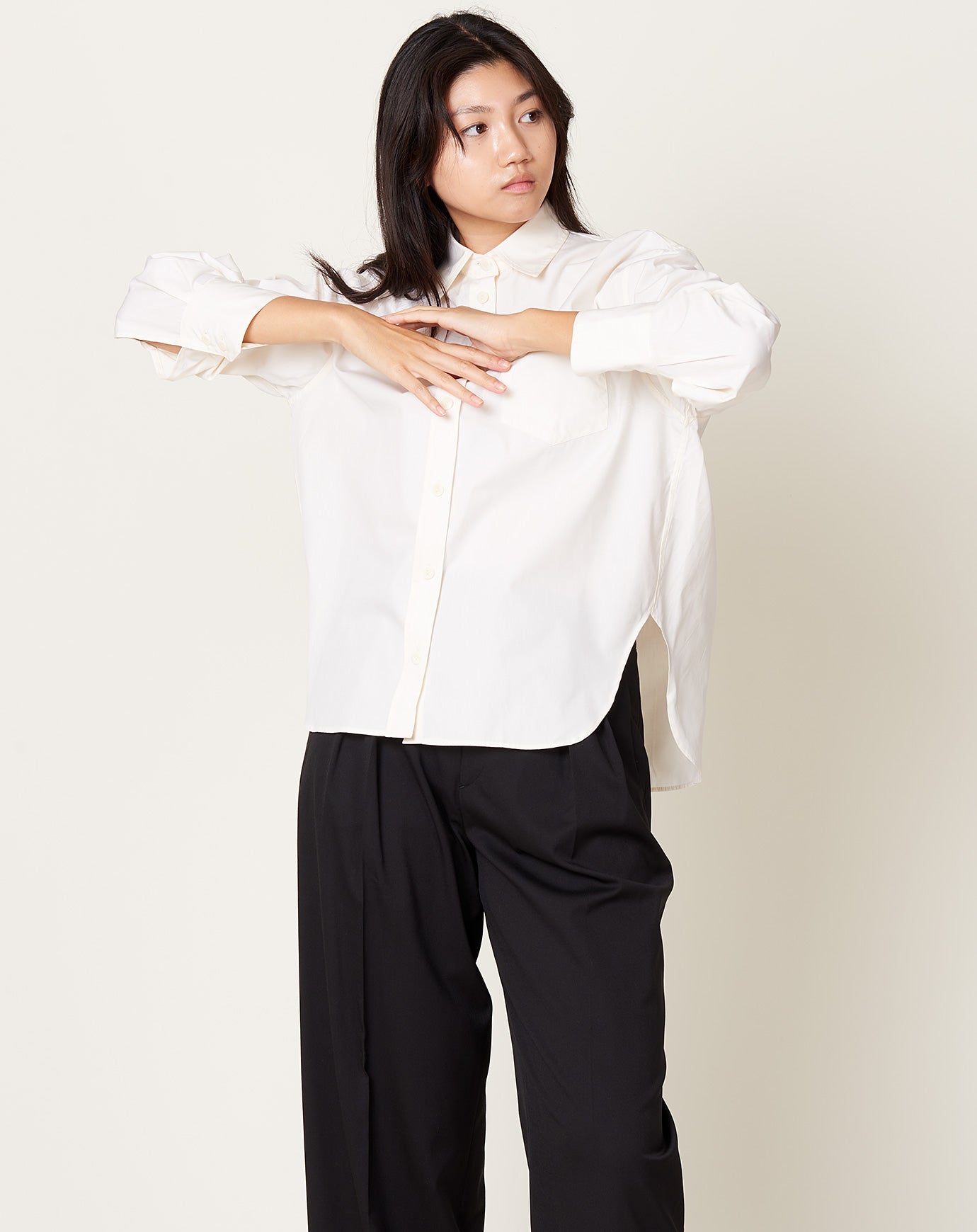 Maria McManus Oversized Shirt in Ivory