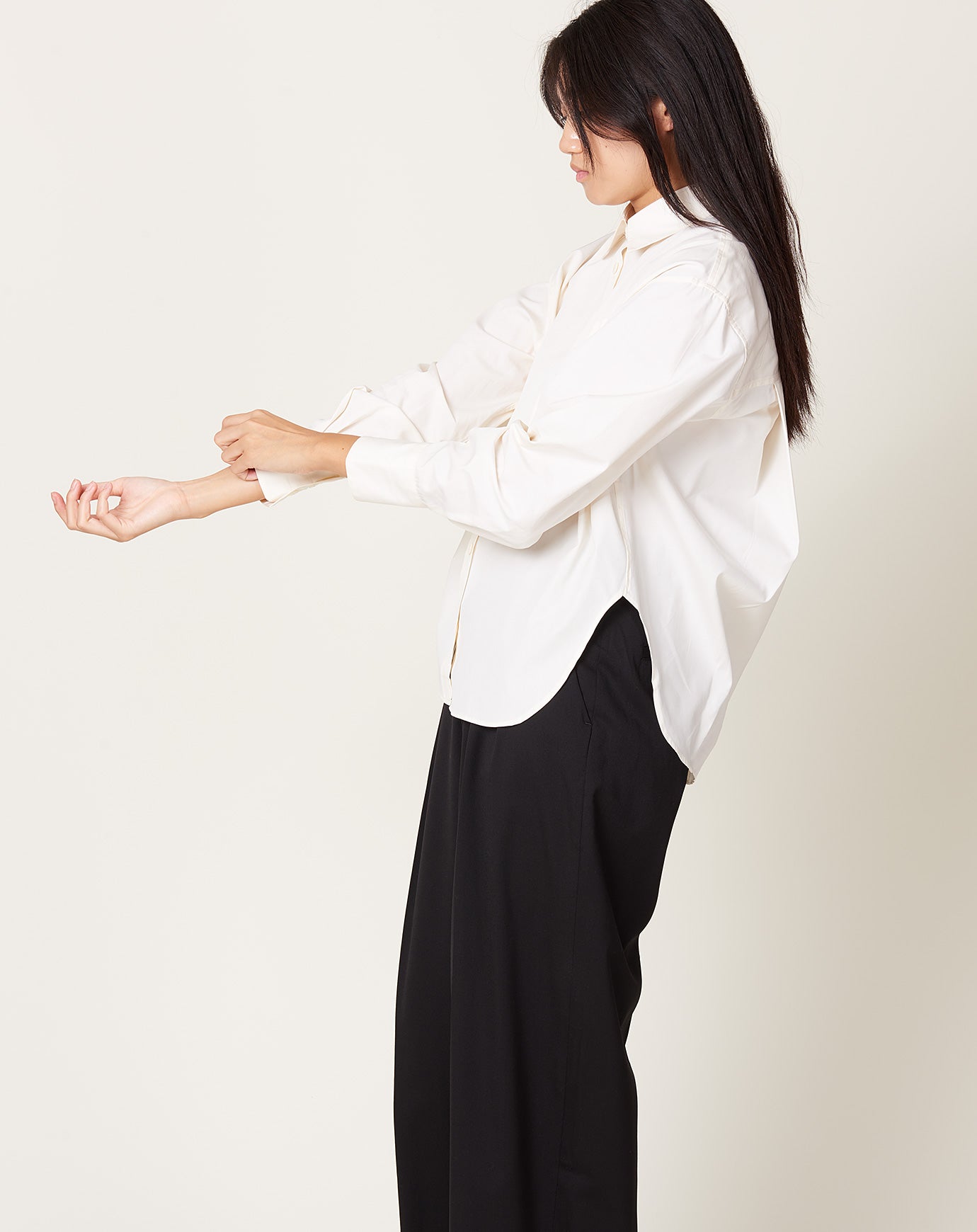 Maria McManus Oversized Shirt in Ivory