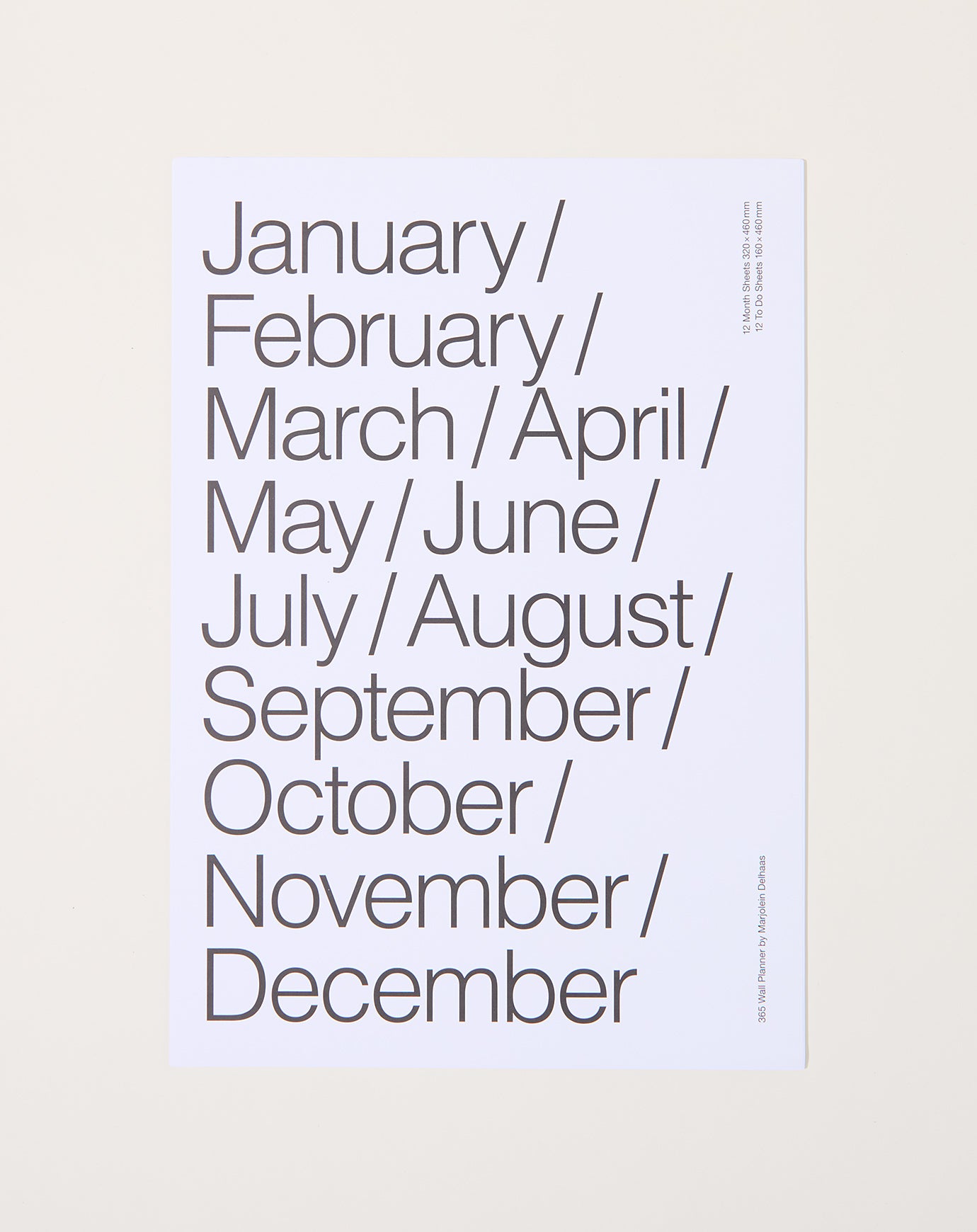 Marjolein Delhaas 365 Wall Planner