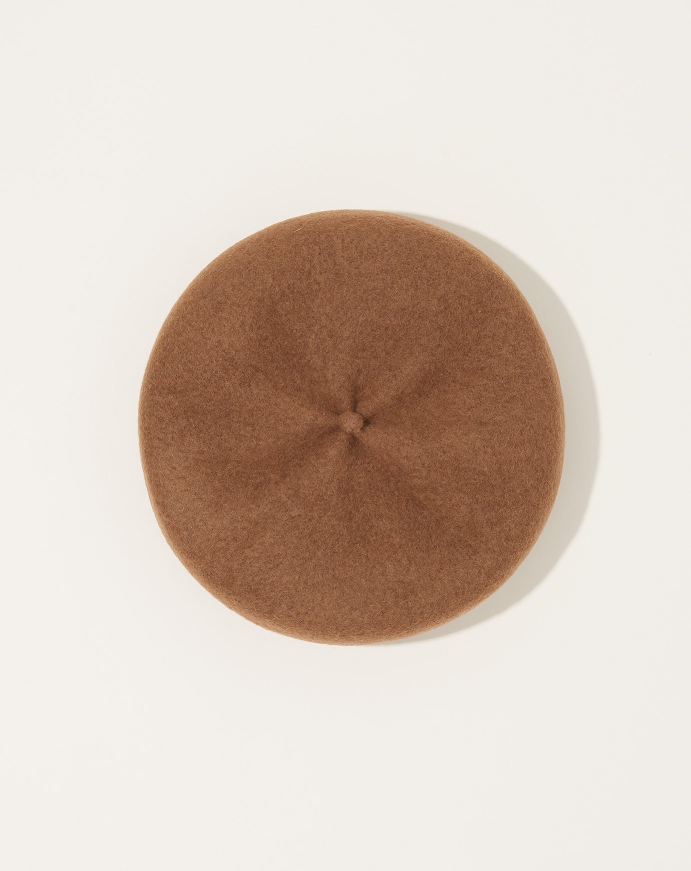 Mature Ha Big Gather Top Beret in Mocha