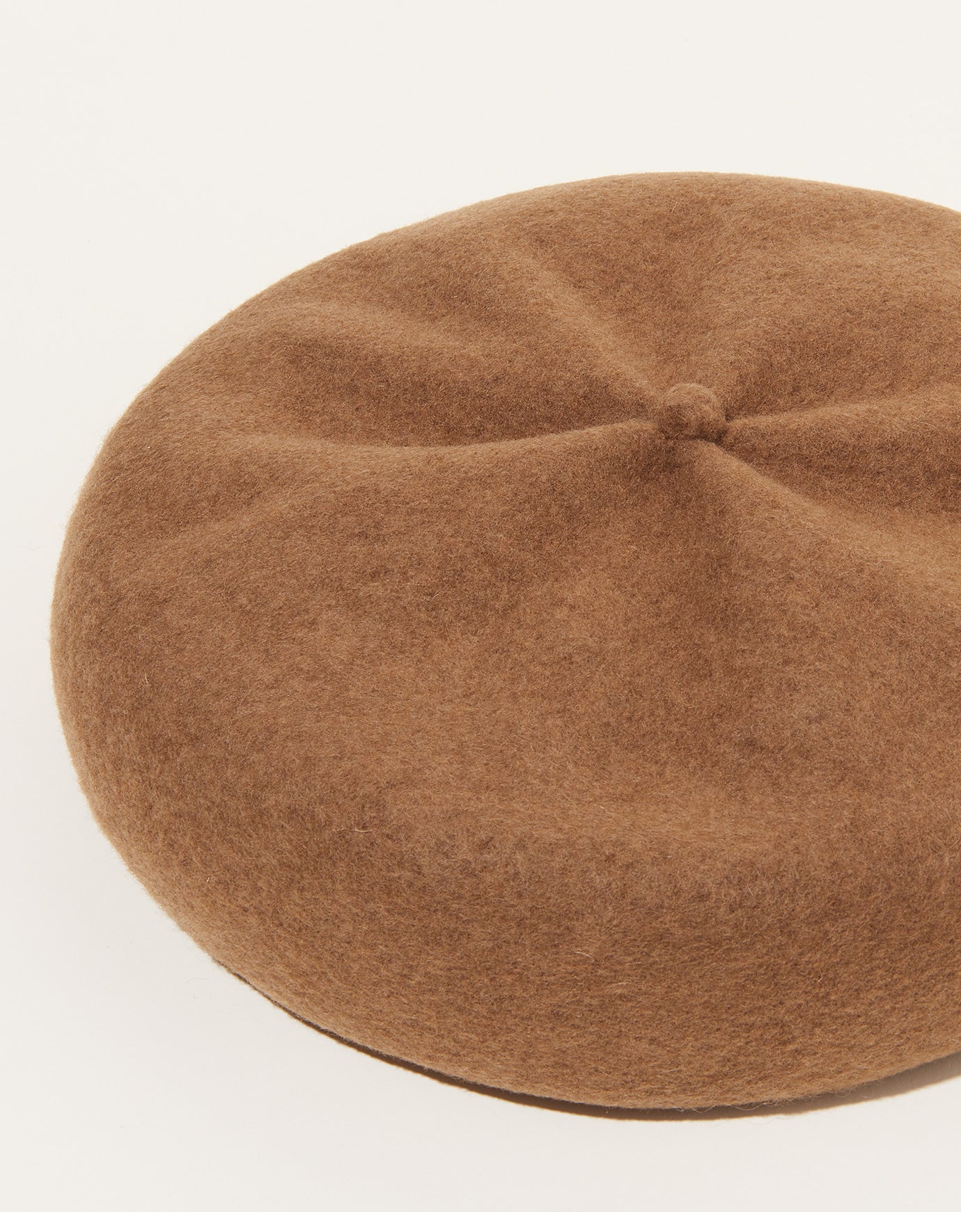 Mature Ha Big Gather Top Beret in Mocha