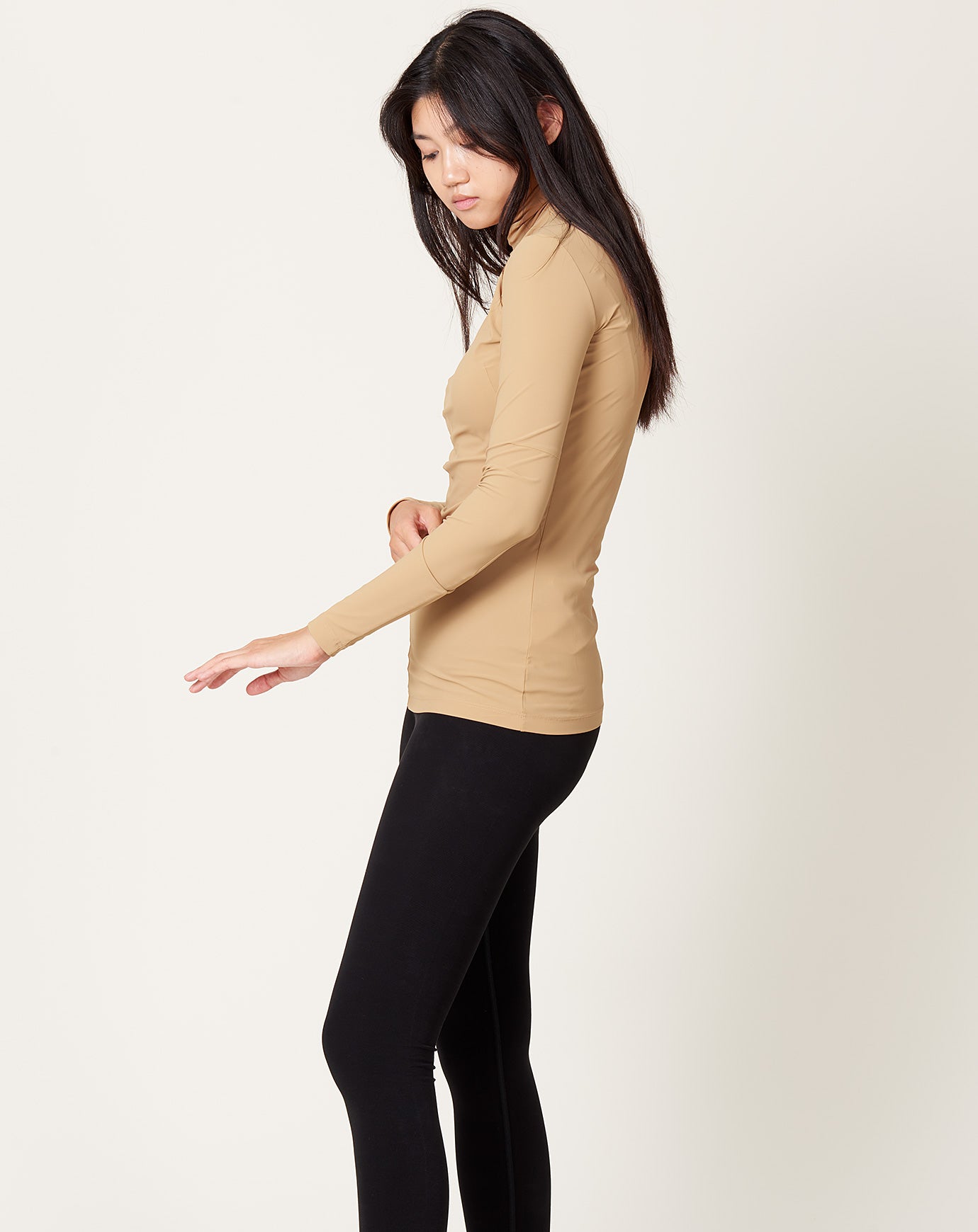 MM6 Base Turtleneck in Camel