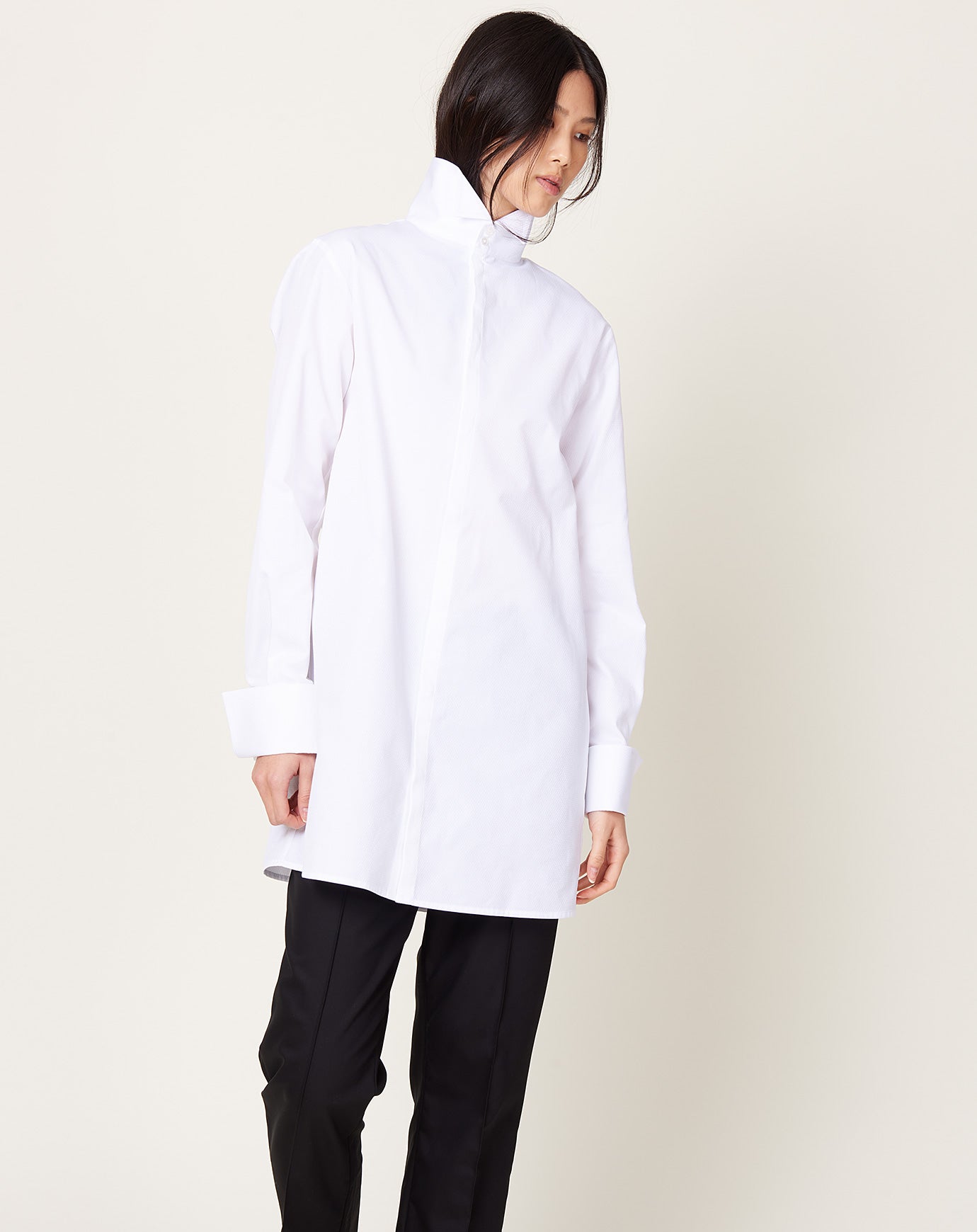 MM6 Long Sleeved Shirt in White