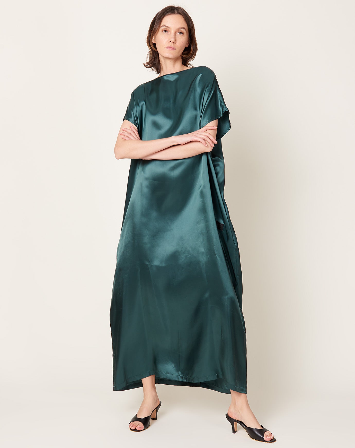 MM6 Maxi Dress in Jade Green