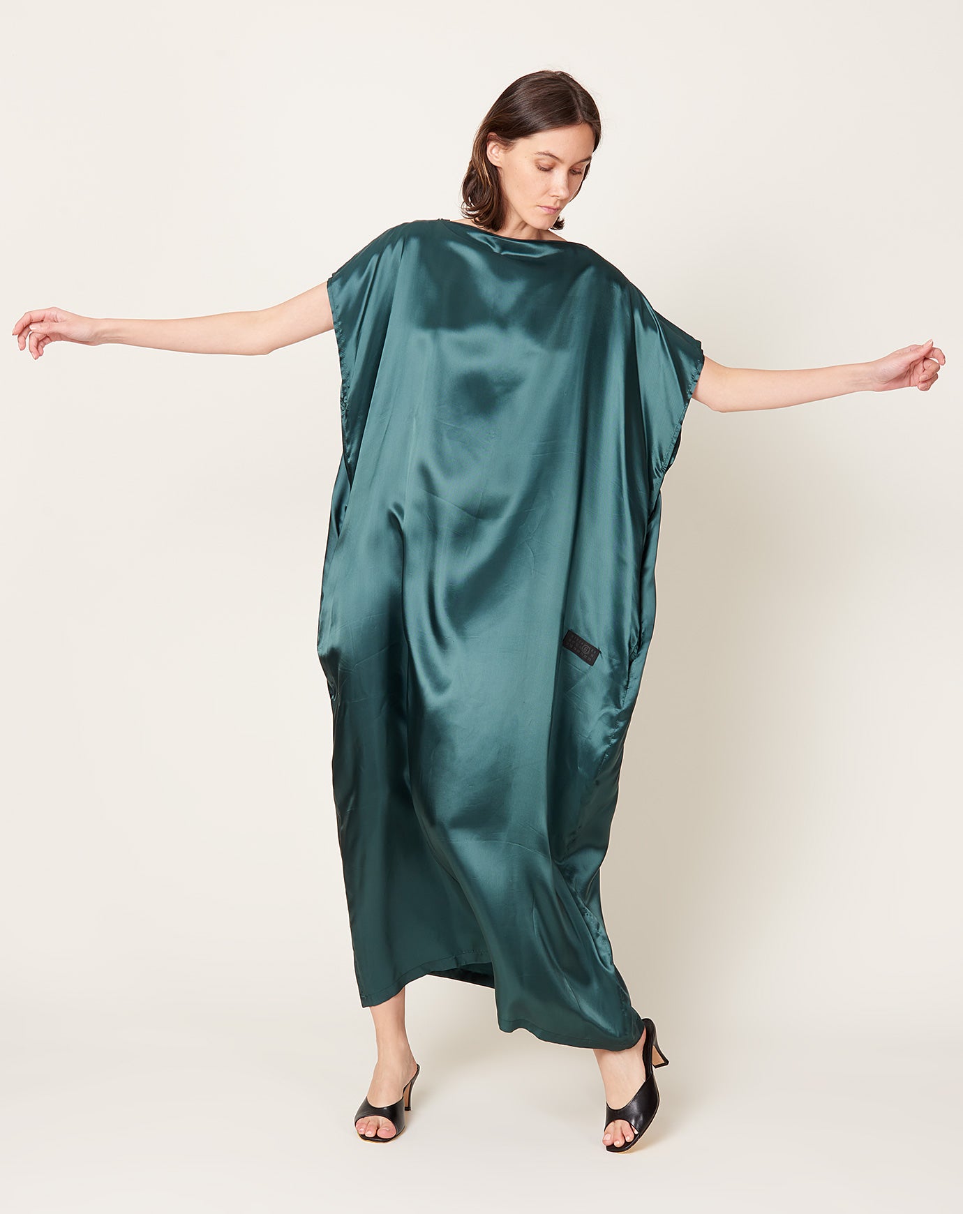 MM6 Maxi Dress in Jade Green