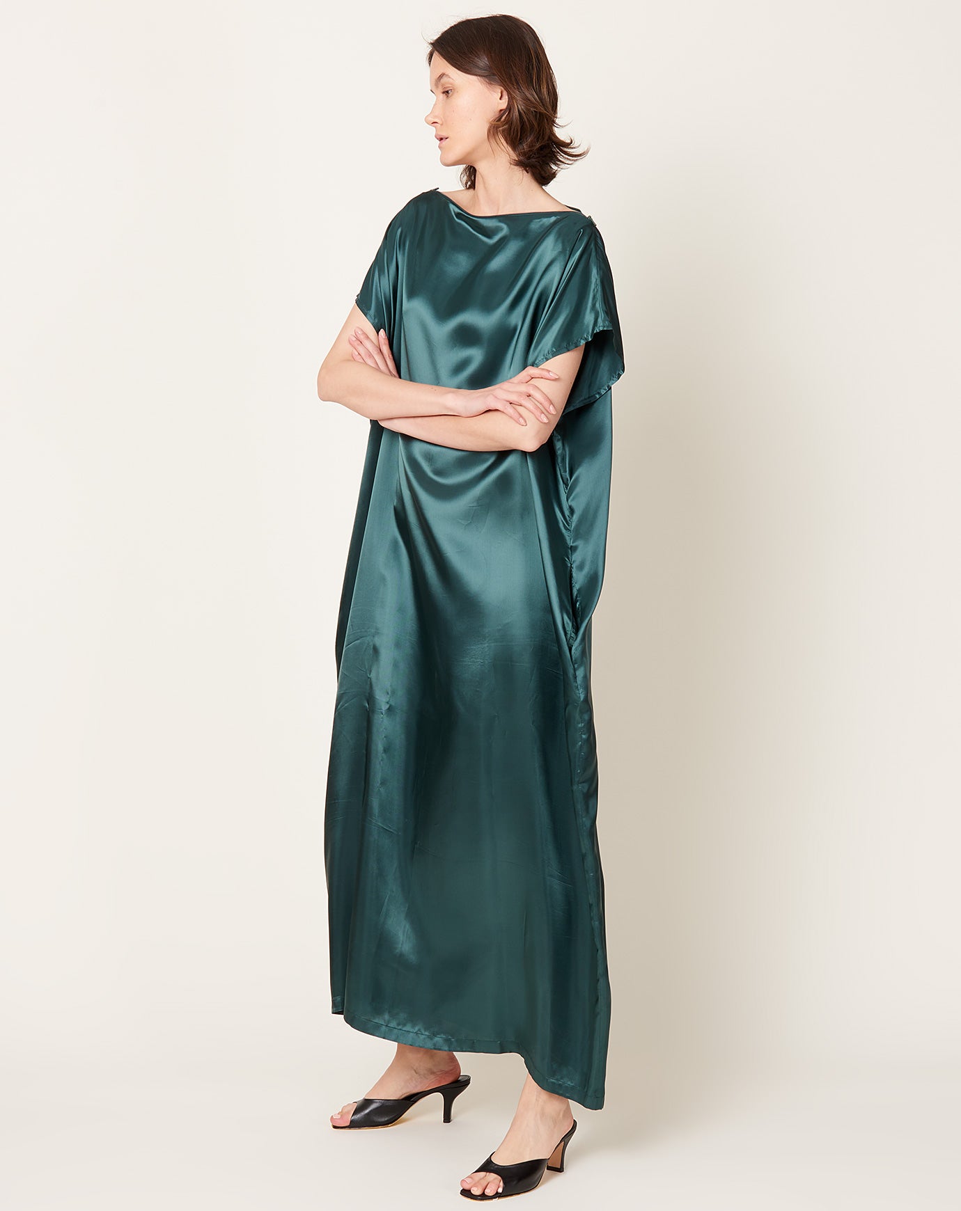 MM6 Maxi Dress in Jade Green