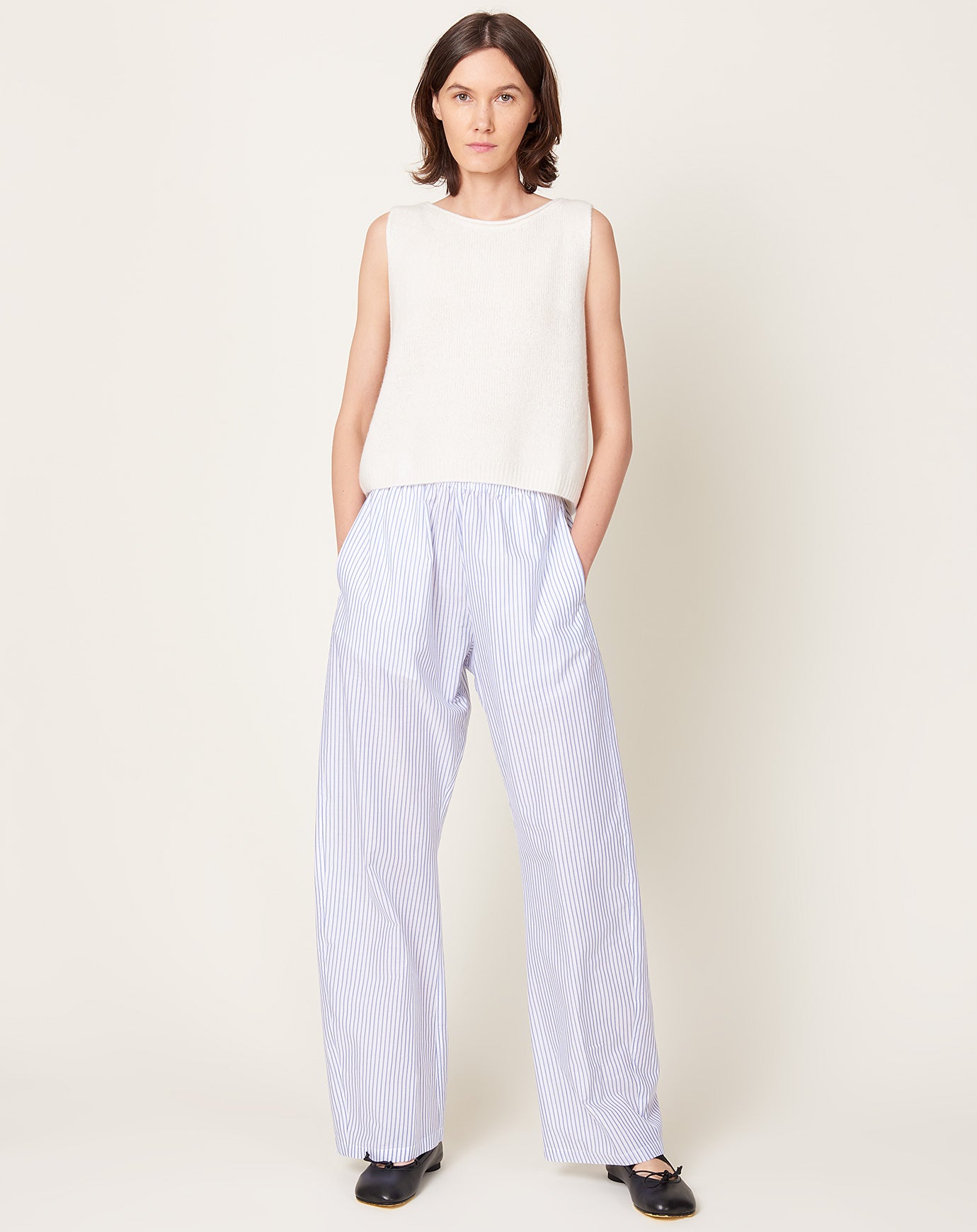 MM6 Pinstripe Cotton Pant