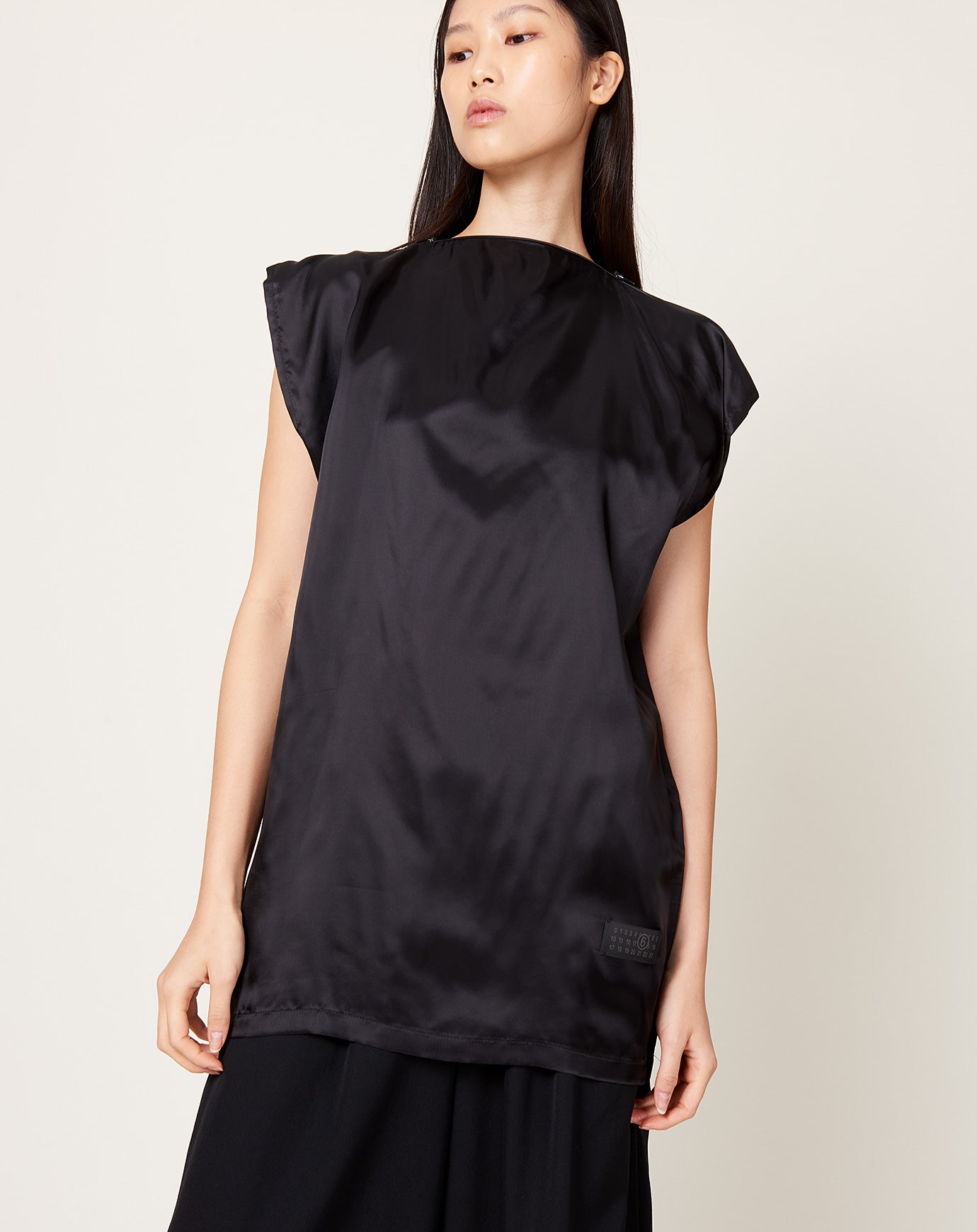 MM6 Sleeveless Top in Black