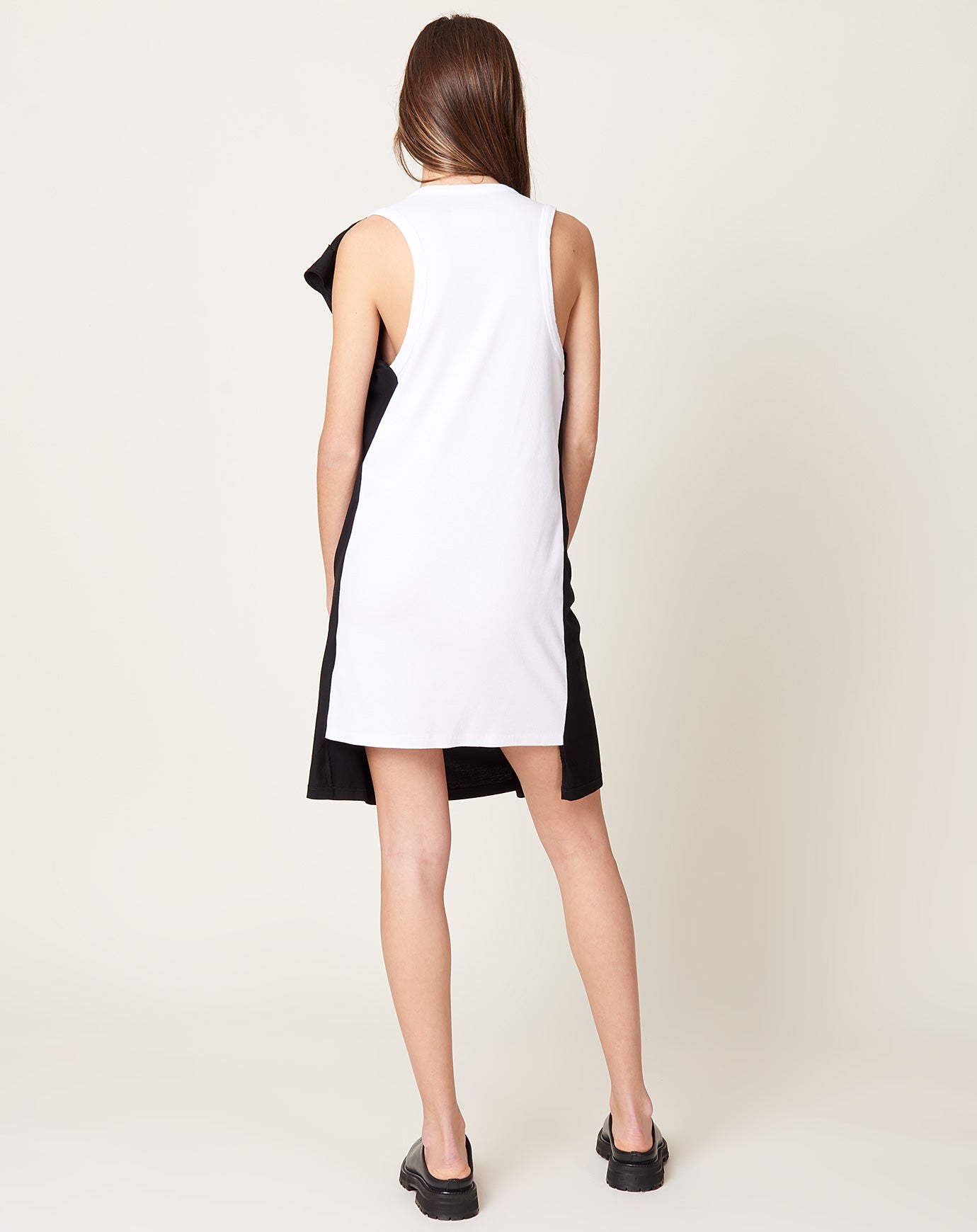 MM6 Two Way Dress in Black and White