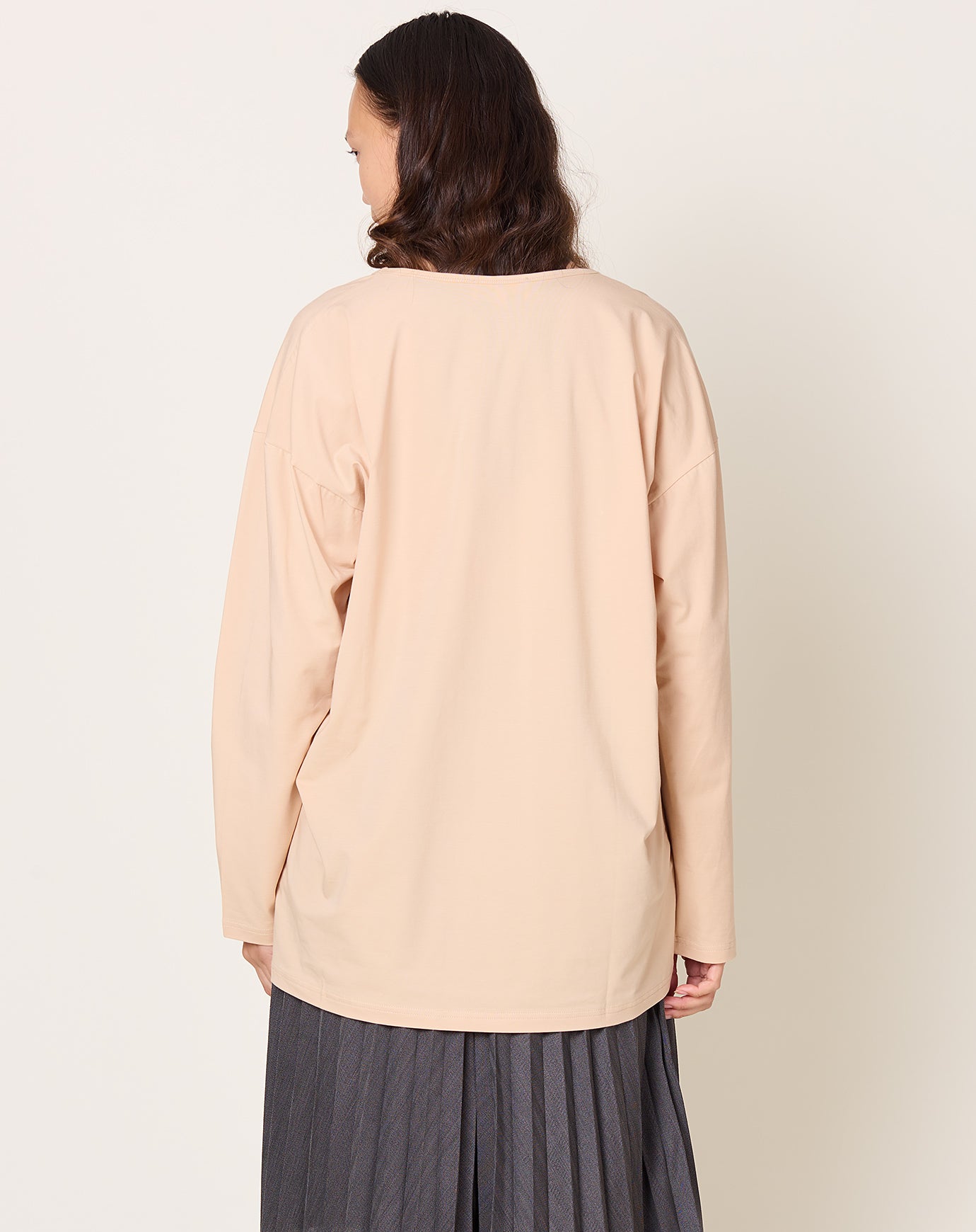 MVH Boy V Neck in Salmon Jersey