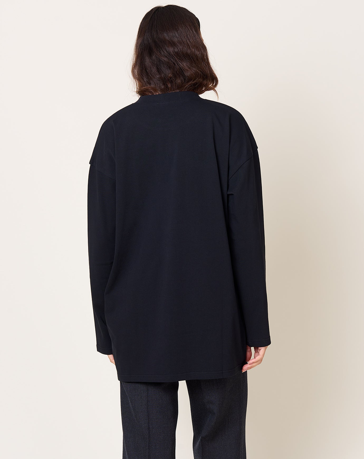 MVH Boy XL Longlseeve in Black Jersey