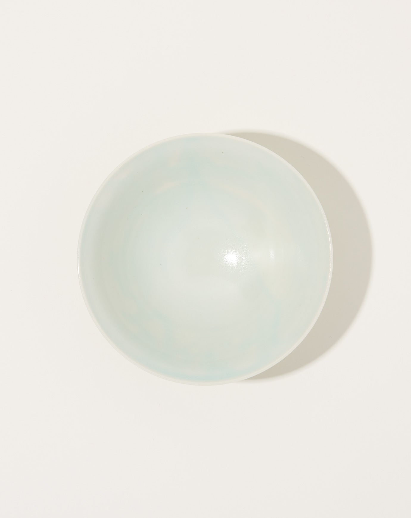 Monohanako Medium Large Double Lip Bowl in Celedon