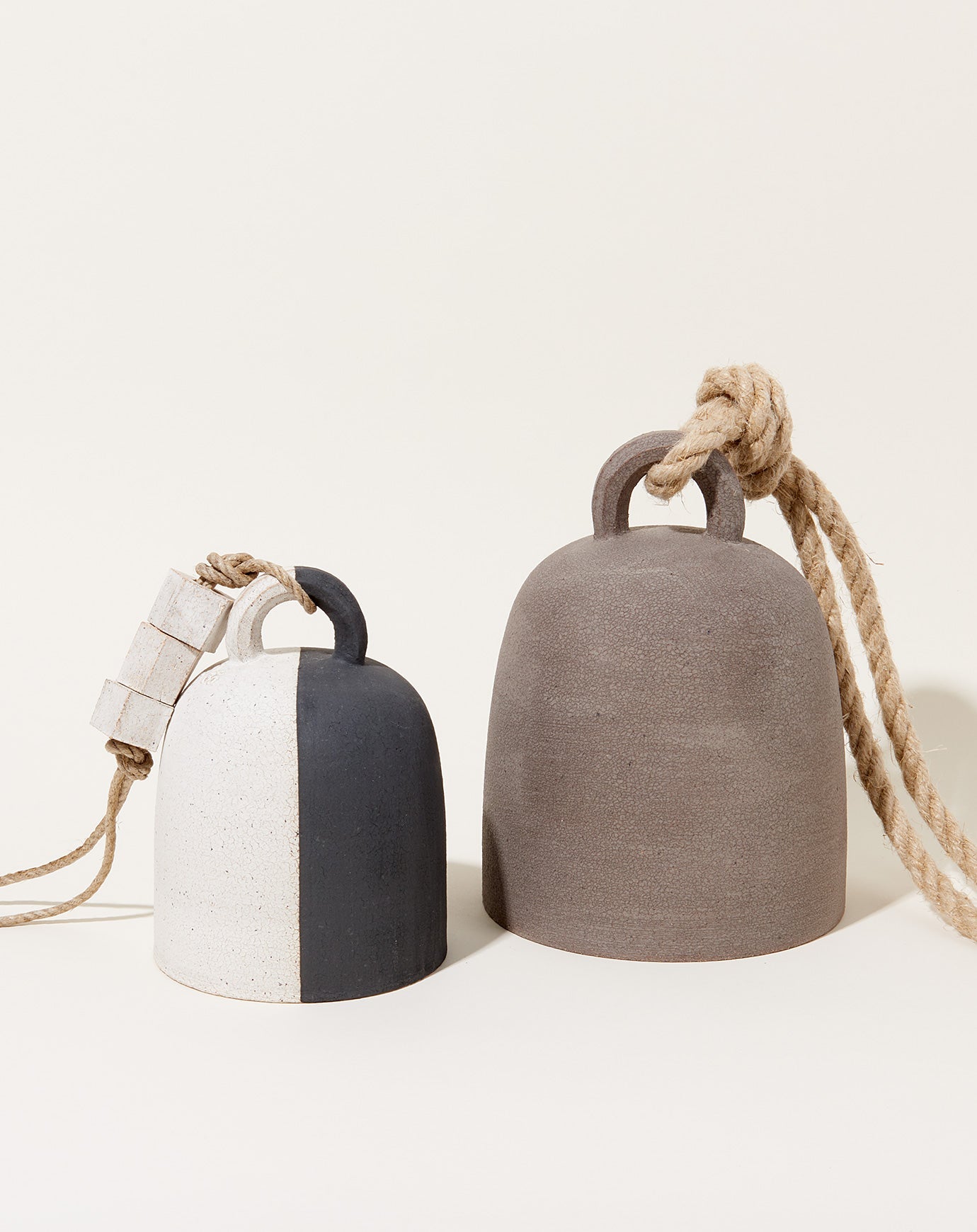 MQuan Studio Thrown Round Bell in Grey