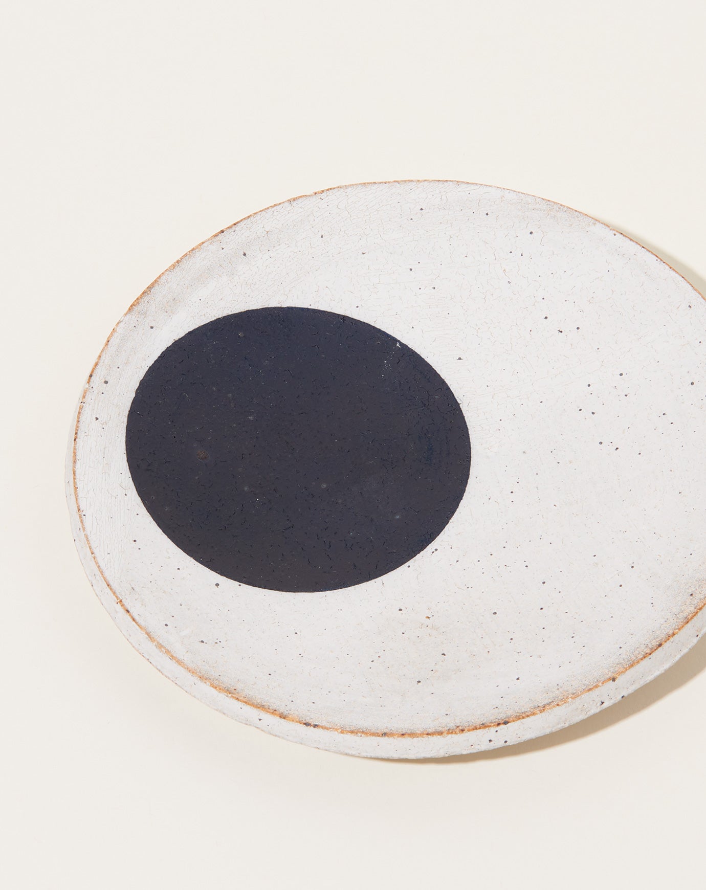 MQuan Studio Small Round Sun Dish in Indigo Dot