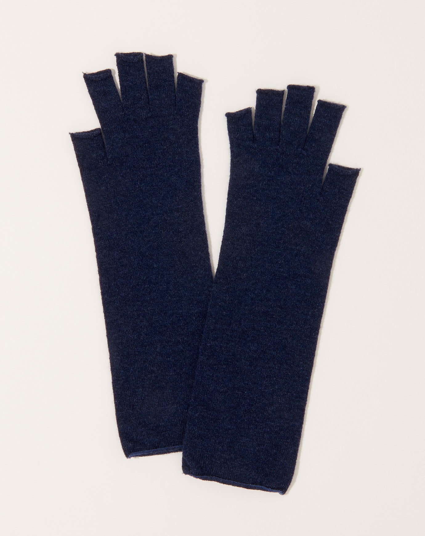 Nishiguchi Kutsushita Wool Arm Warmers in Navy