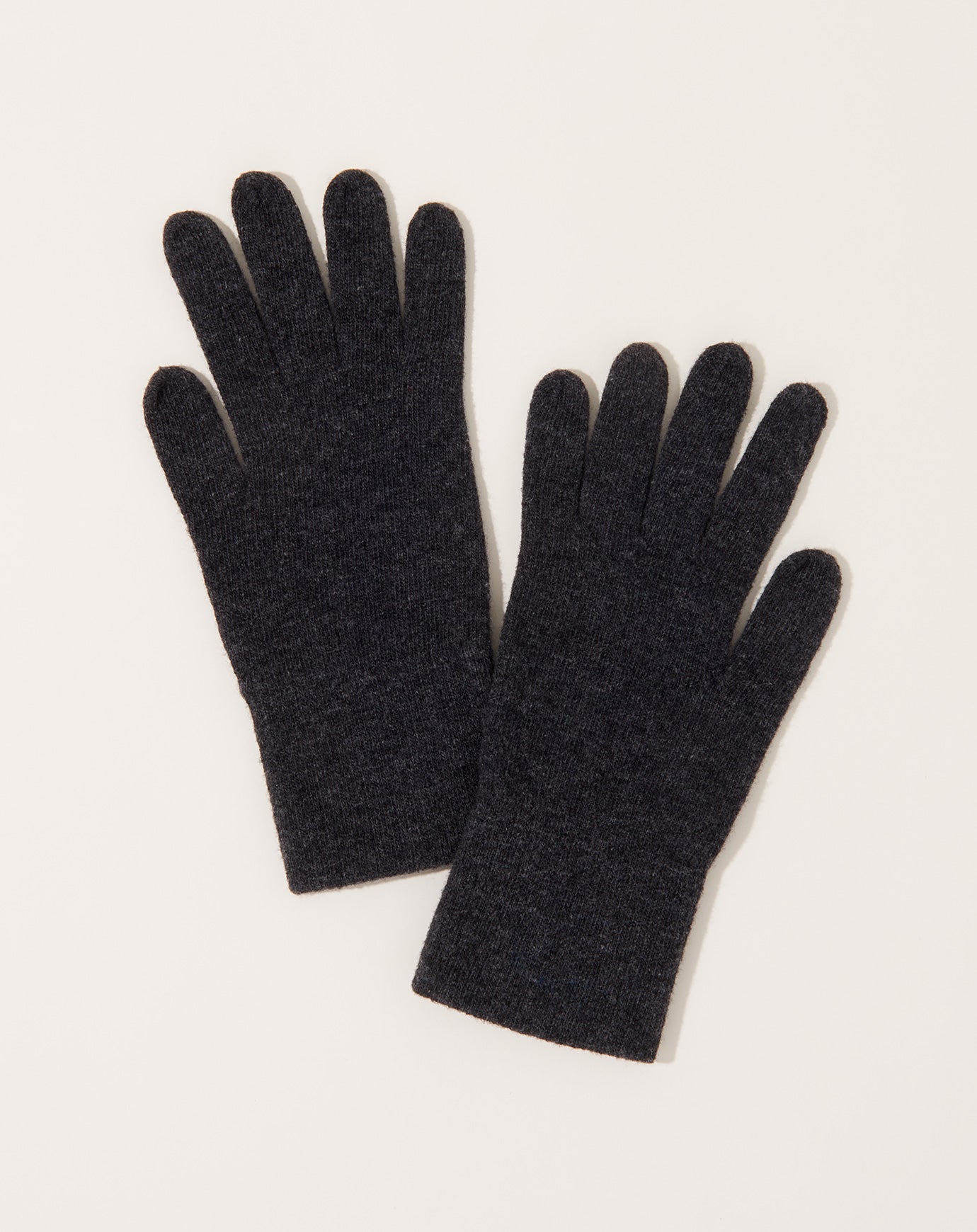 Nishiguchi Kutsushita Merino Wool Gloves in Charcoal