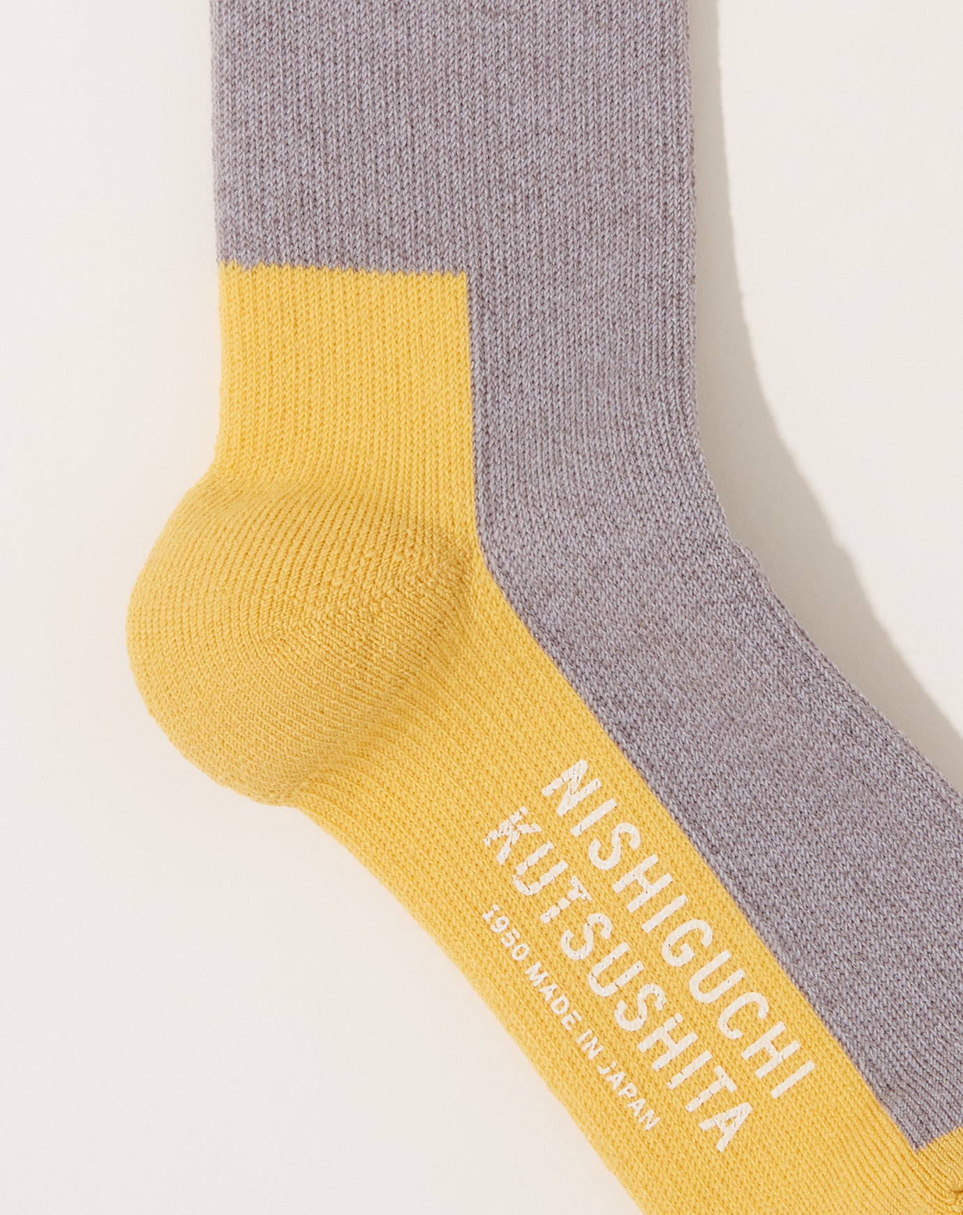 Nishiguchi Kutsushita Wool Pile Trail Socks in Grey