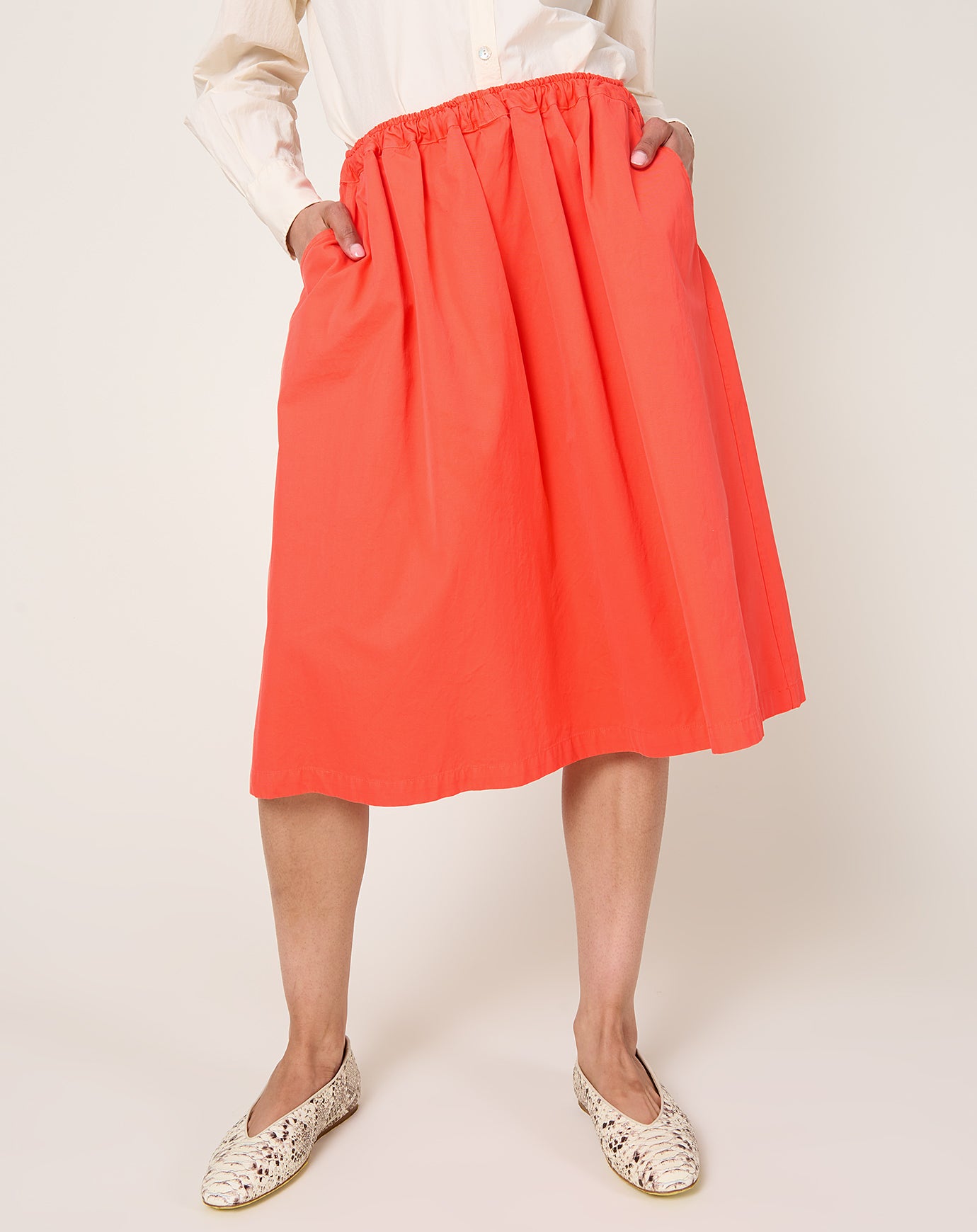 NITTO Caracoto Skirt in Coral