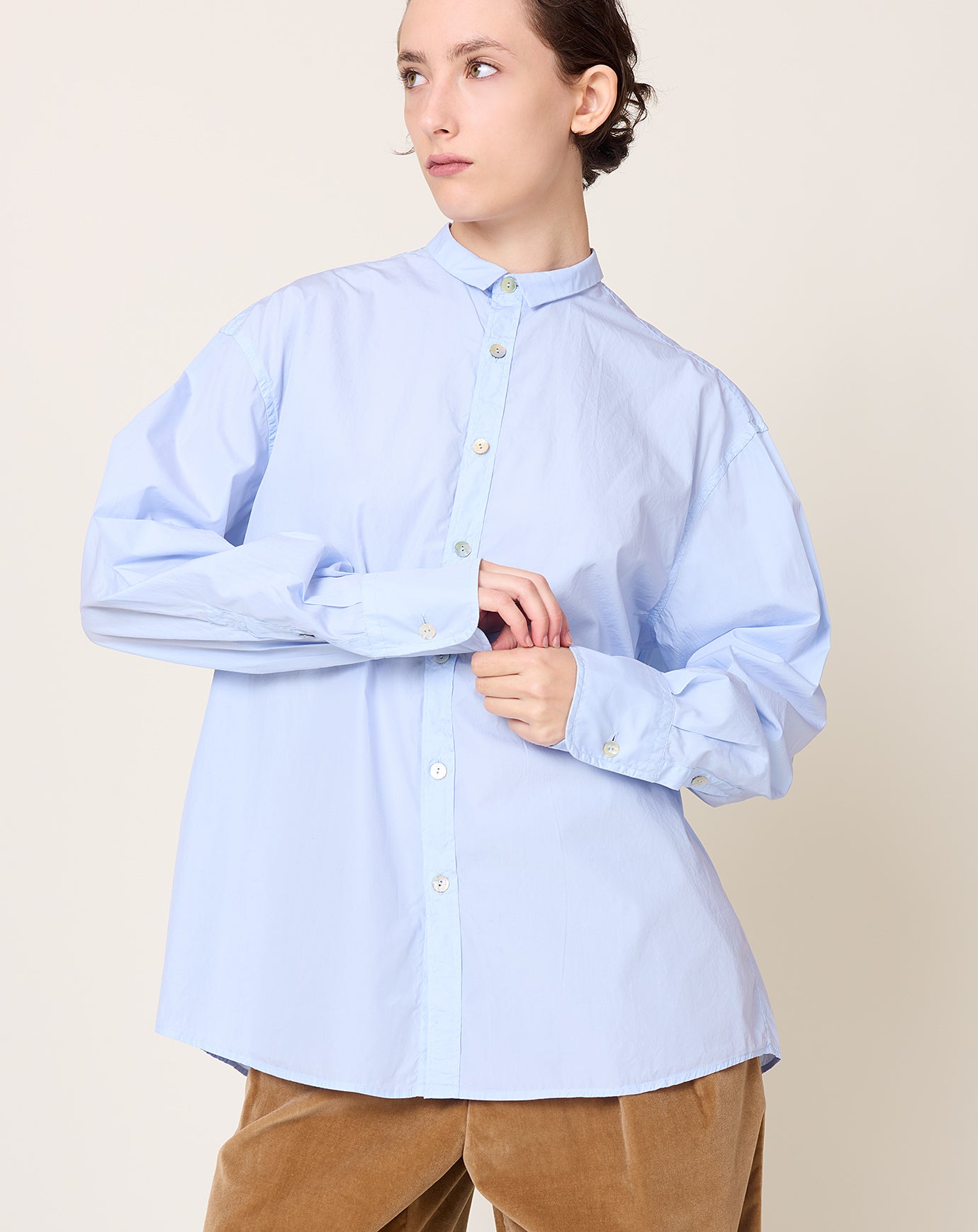 Nitto Pamela Shirt in Celeste