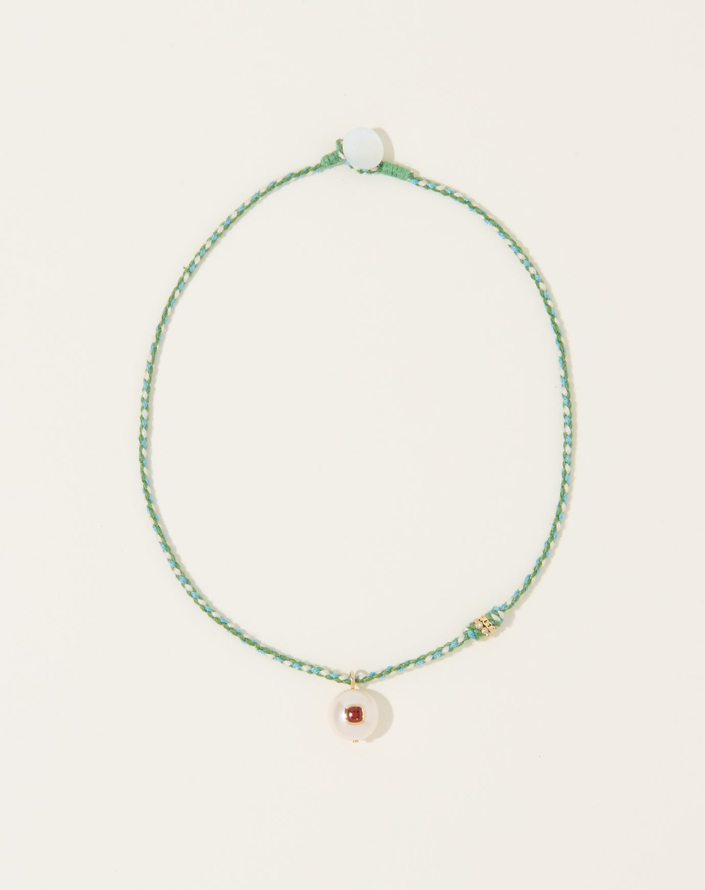 Pascal Monvoisin Eddie Necklace in Garnet