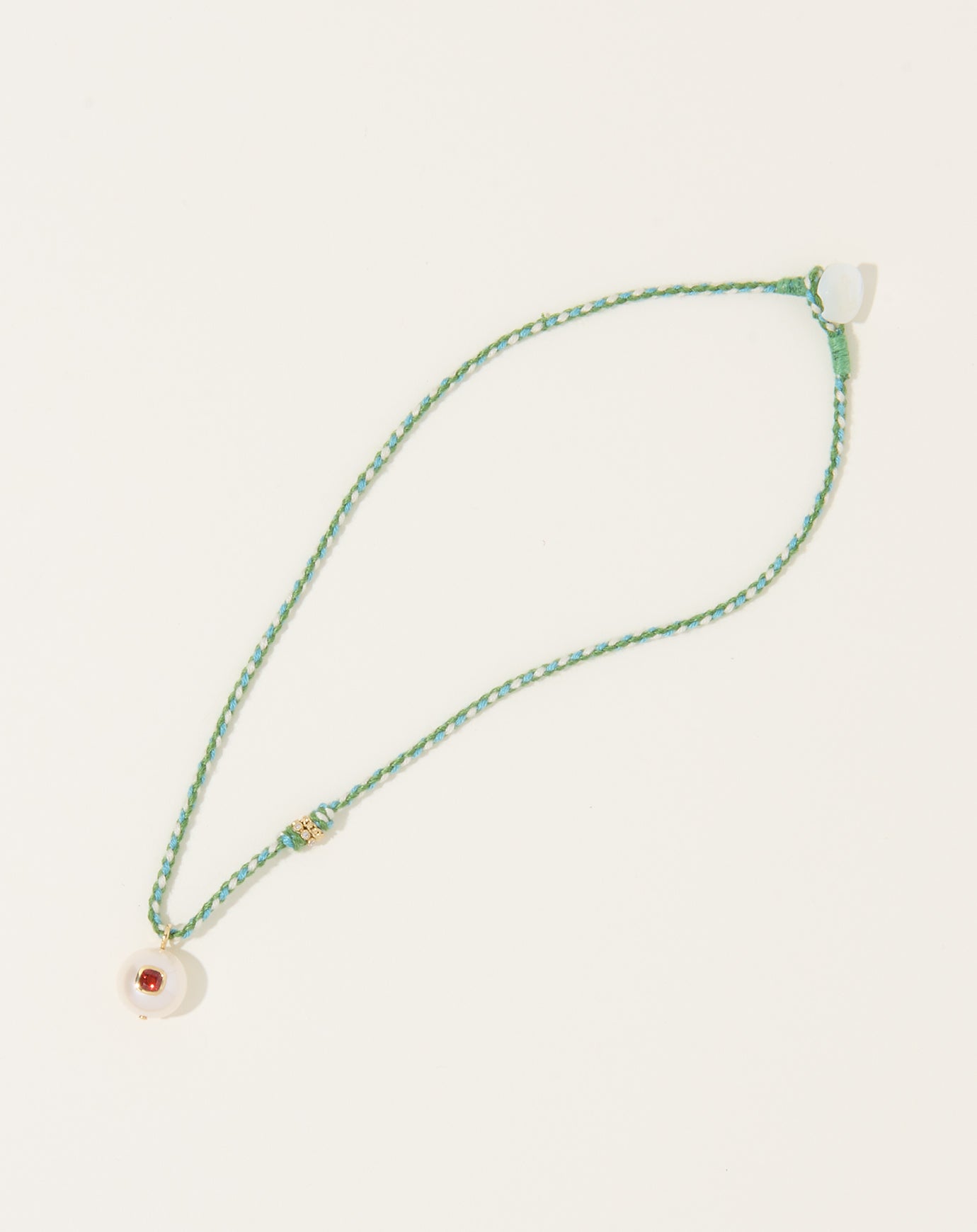 Pascal Monvoisin Eddie Necklace in Garnet