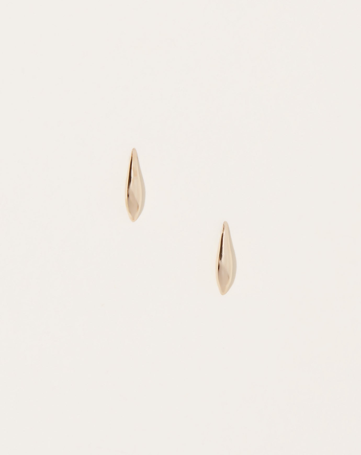 Quarry Lor Single Lean Earring in Brass