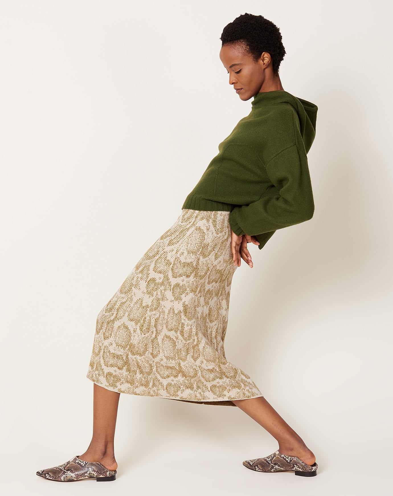 Rachel Comey Amis Skirt in Cream Jacquard