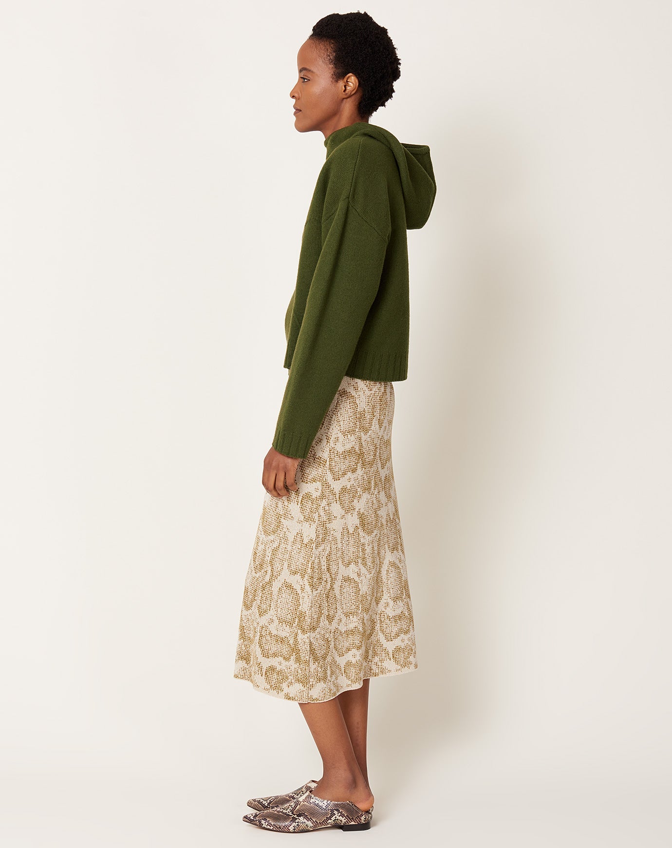 Rachel Comey Amis Skirt in Cream Jacquard