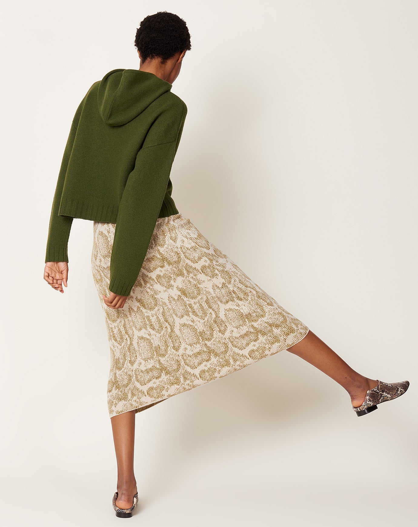 Rachel Comey Amis Skirt in Cream Jacquard