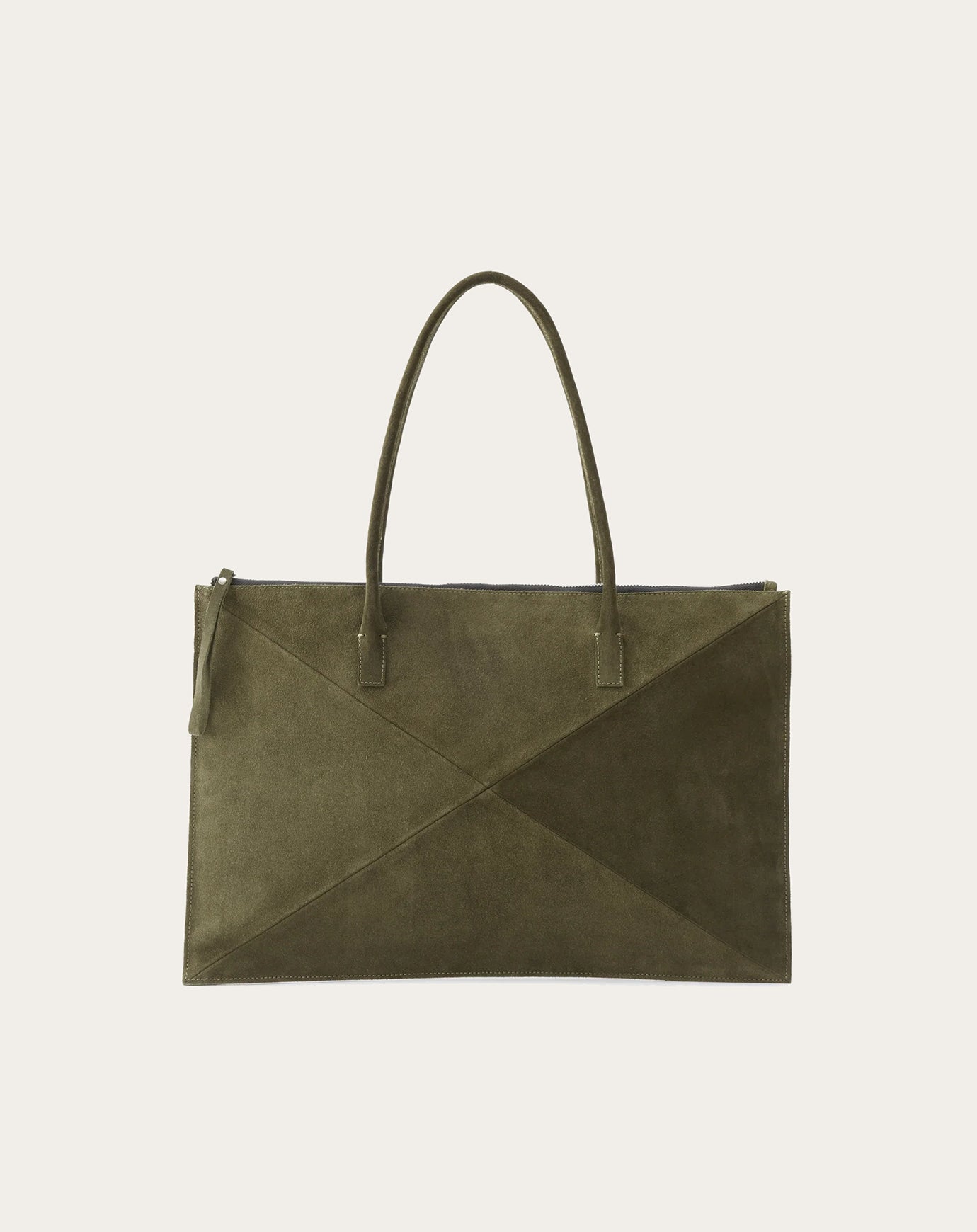 Rachel Comey Brynd Zip Tote in Forest Suede