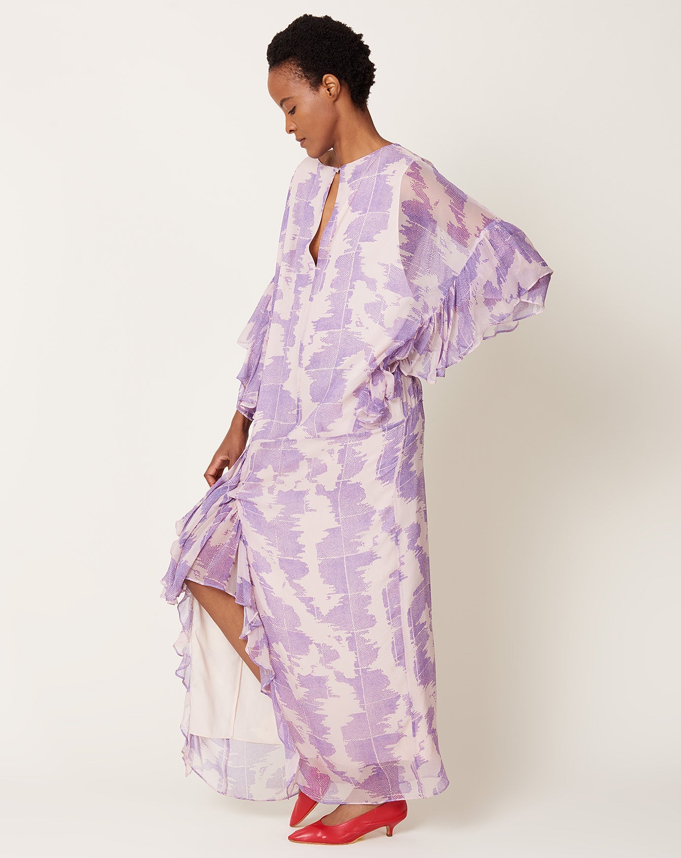 Rachel Comey Cadima Dress in Lilac Ordito