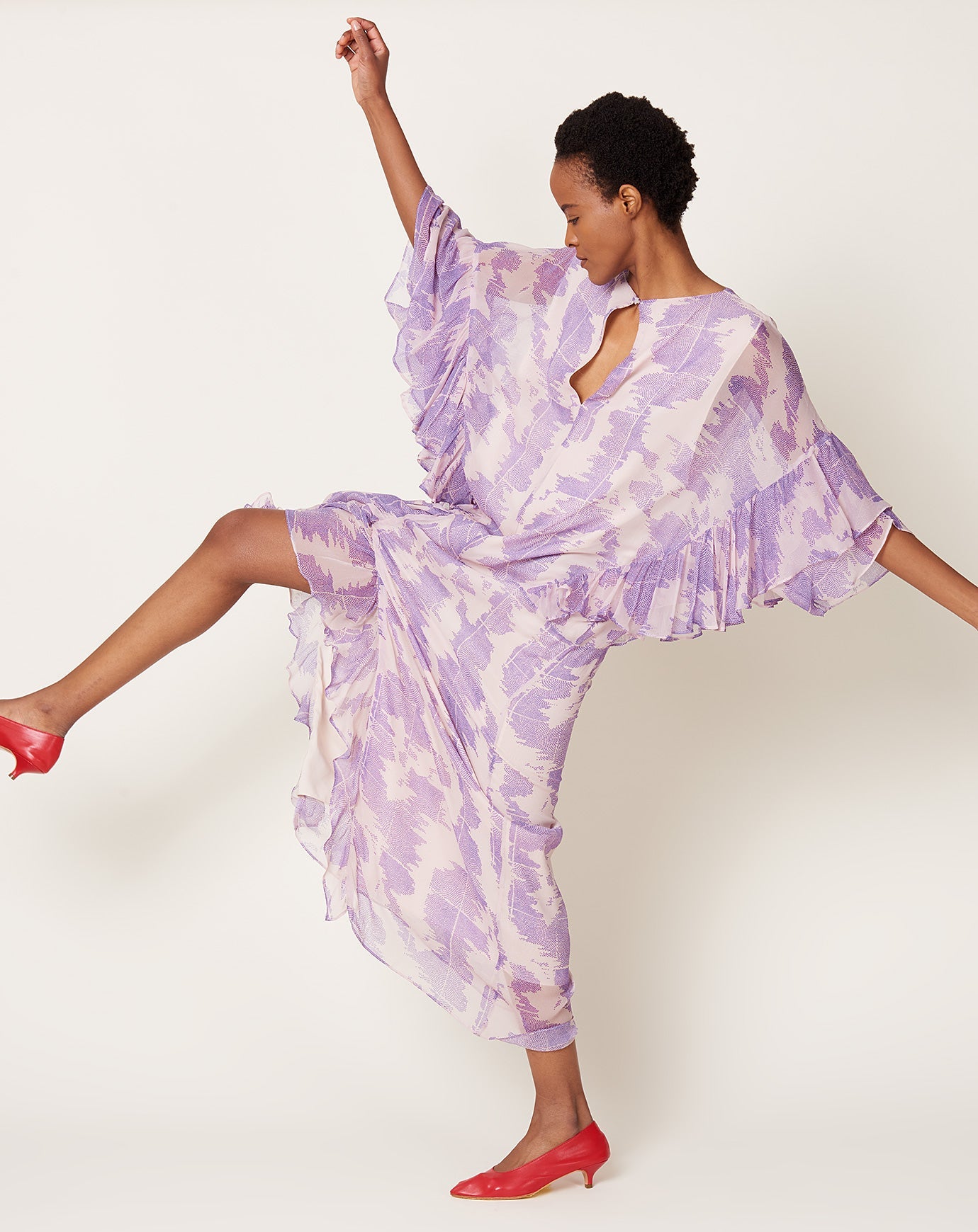 Rachel Comey Cadima Dress in Lilac Ordito