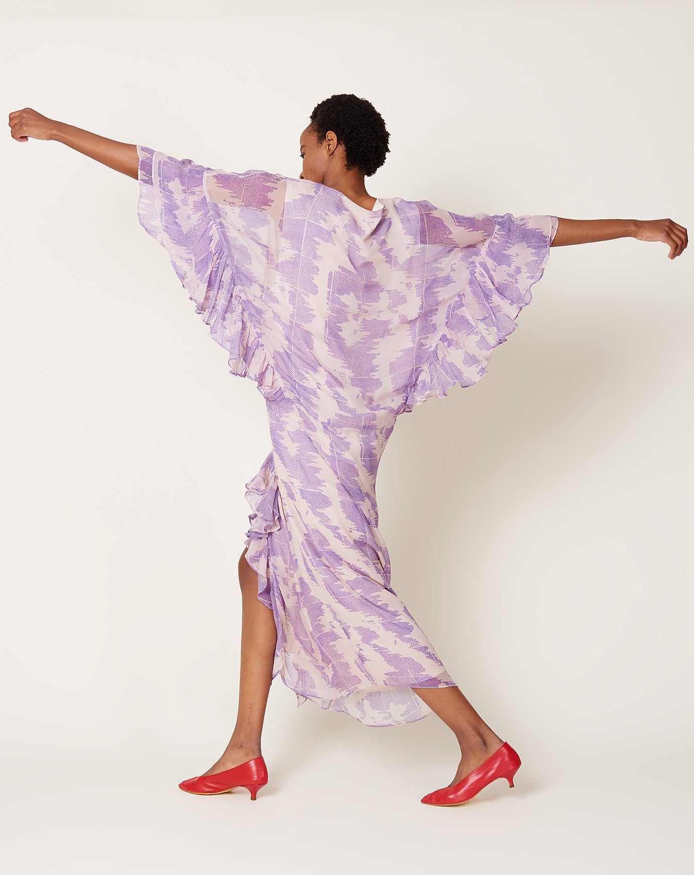 Rachel Comey Cadima Dress in Lilac Ordito