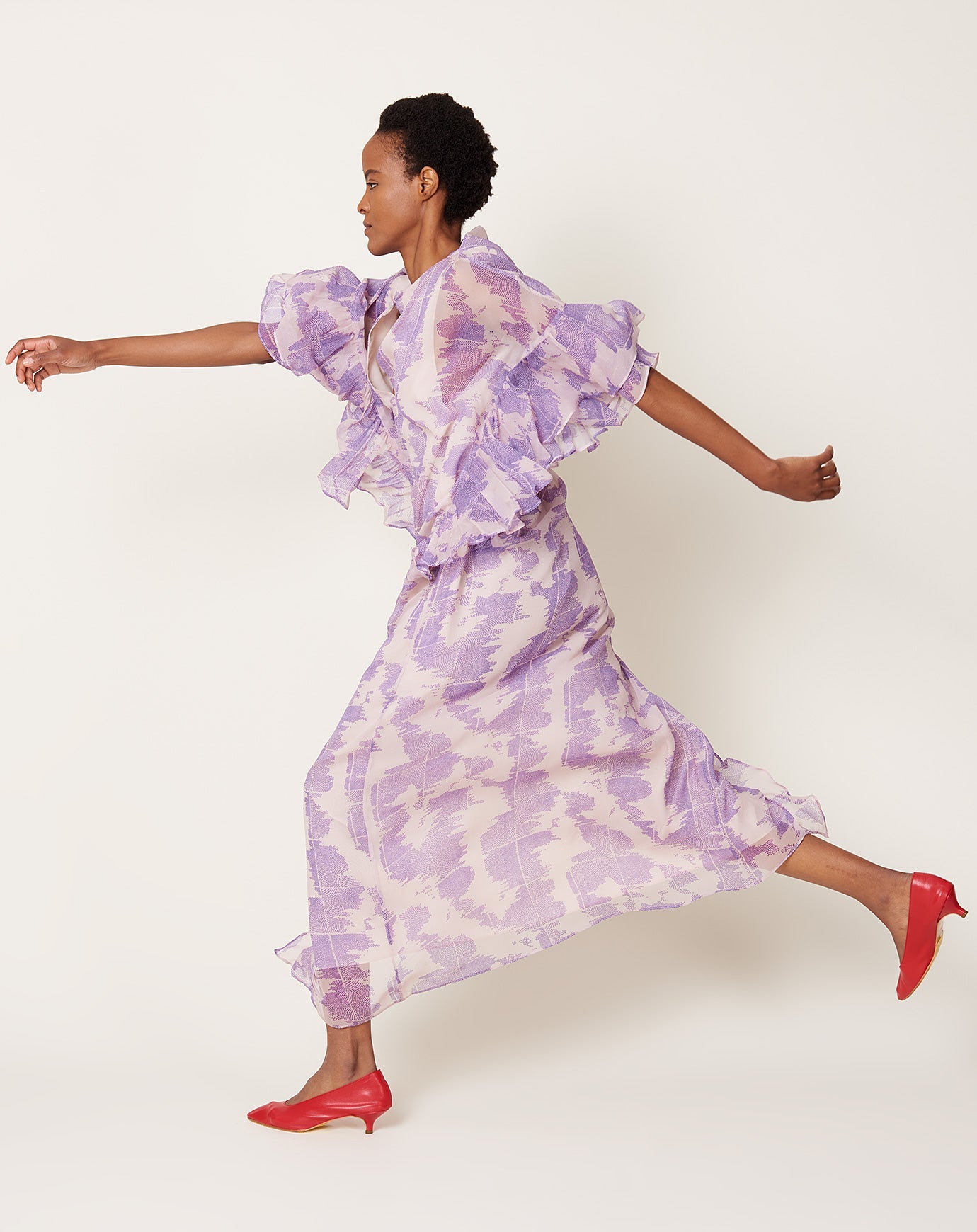 Rachel Comey Cadima Dress in Lilac Ordito