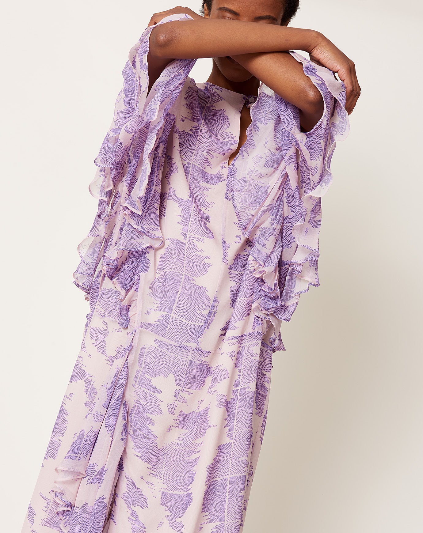 Rachel Comey Cadima Dress in Lilac Ordito