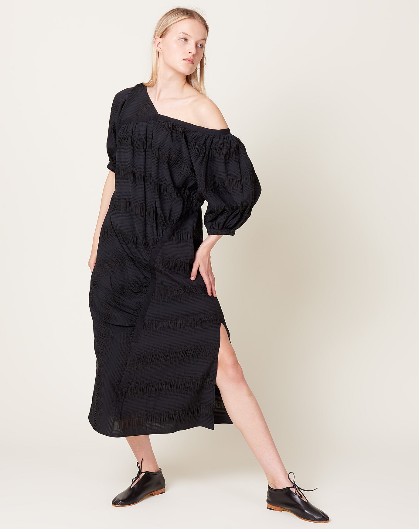 Rachel Comey Delerium Dress in Black Pucker