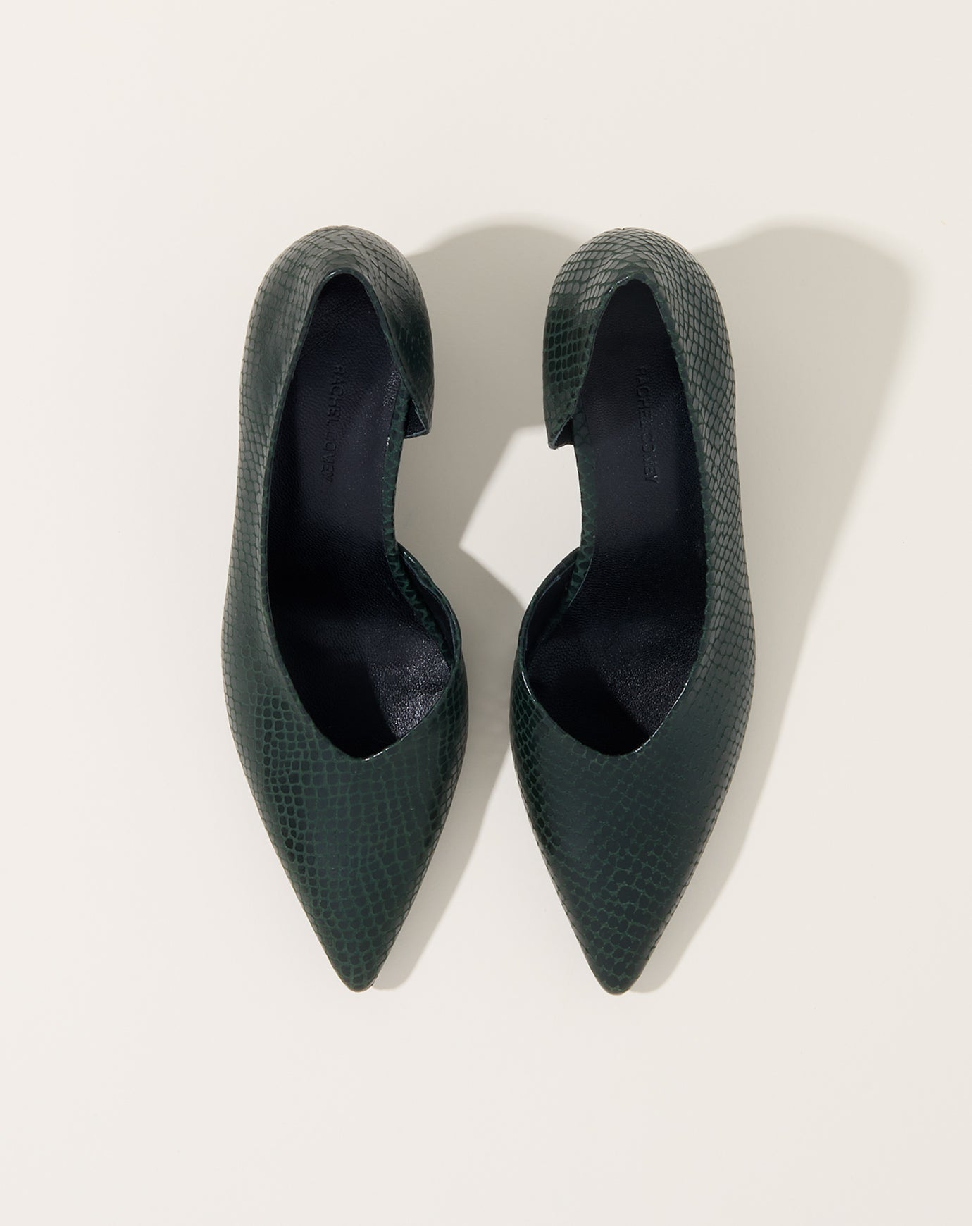 Rachel Comey Felix Heel in Seaweed Snake