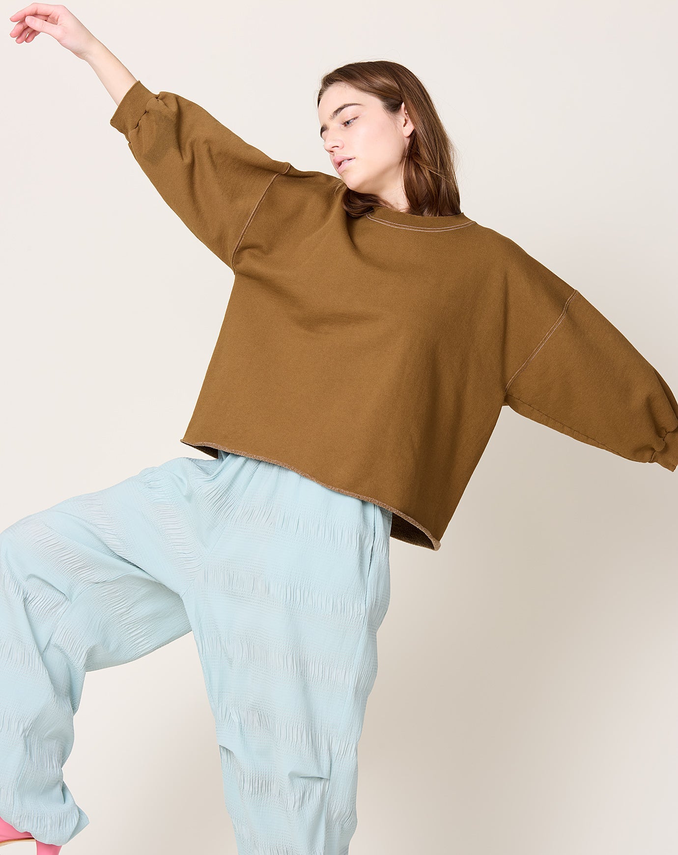 Rachel Comey Fond Sweatshirt in Bronze