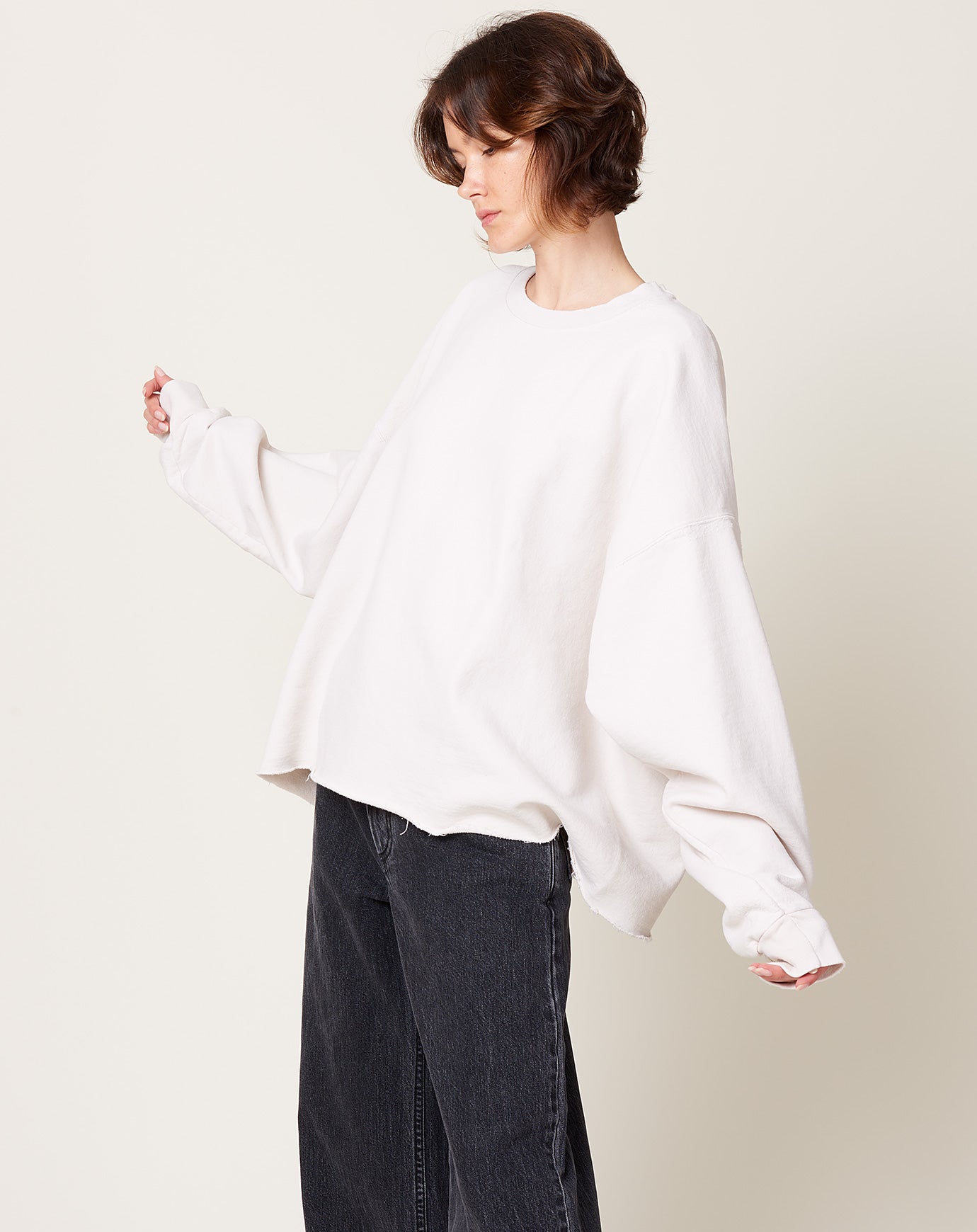 Rachel Comey Fonder Sweatshirt in Dirty White