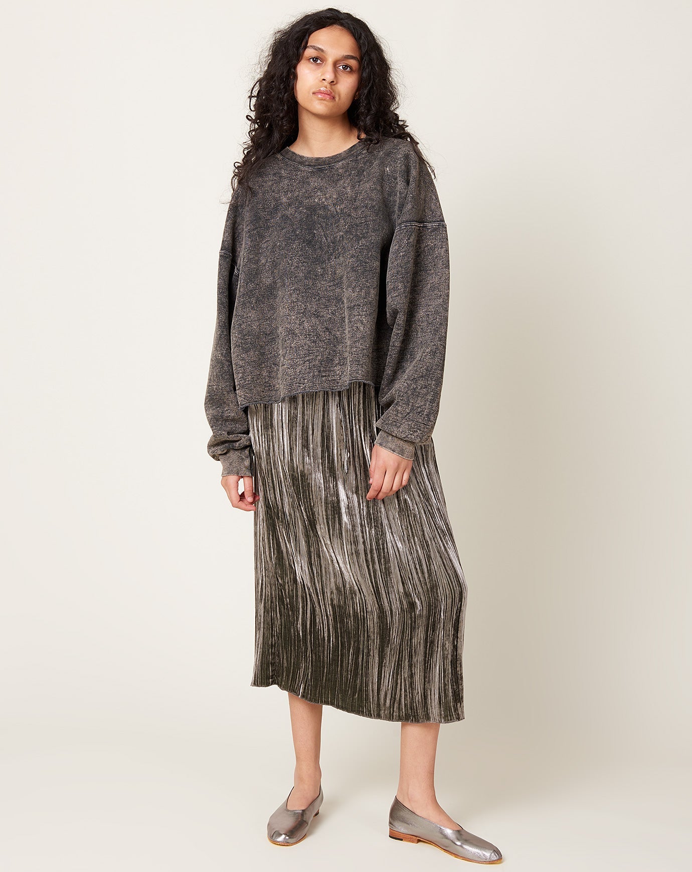 Rachel Comey Fonder Sweatshirt in Smoky Hazelnut