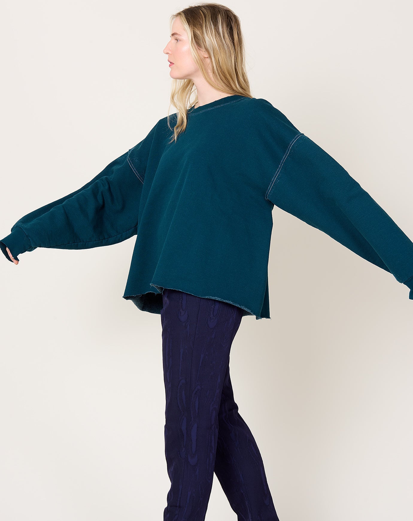 Rachel Comey Fonder Sweatshirt in Teal