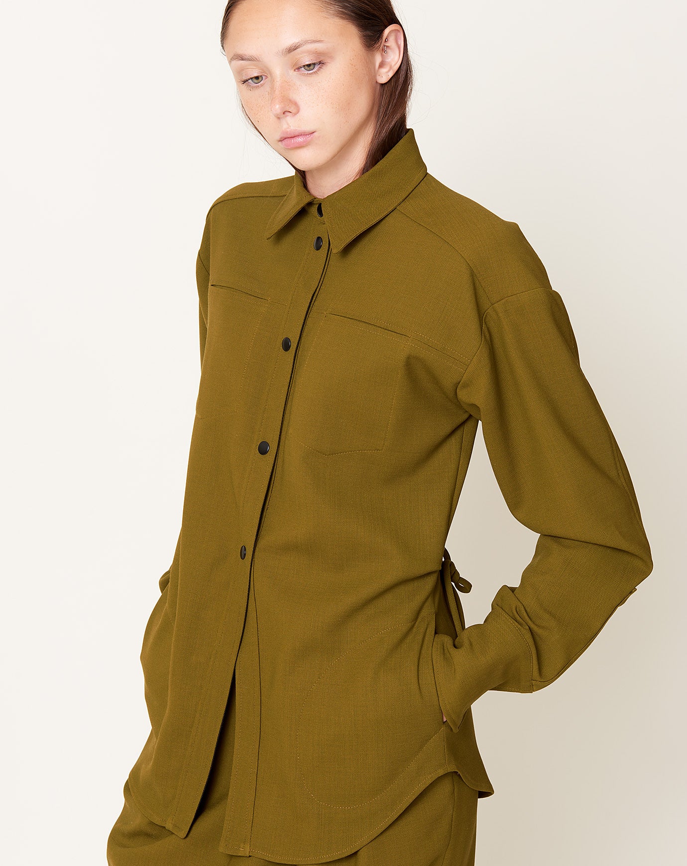 Rachel Comey Gries Shirt in Olive