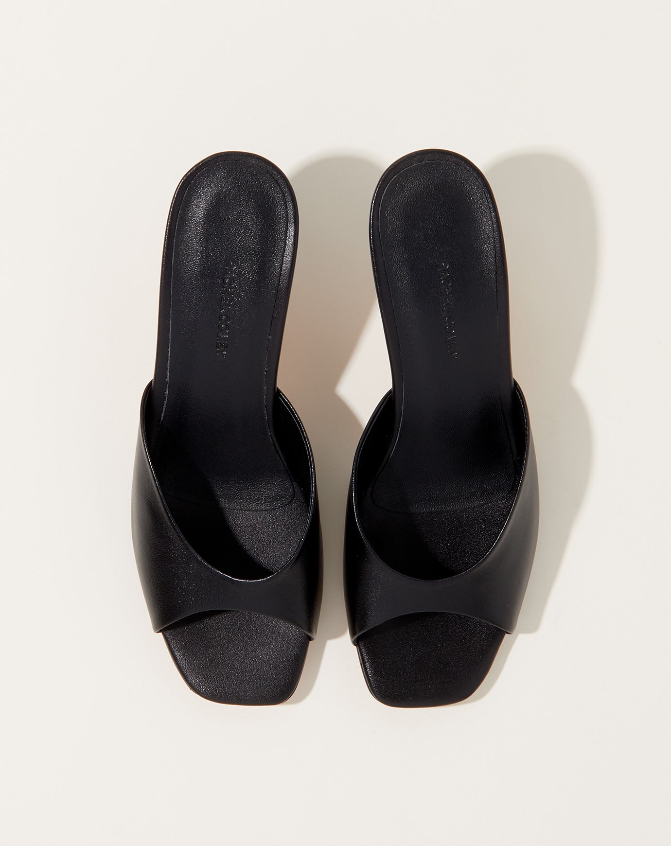 Rachel Comey Kitten Heel in Black Nappa Leather