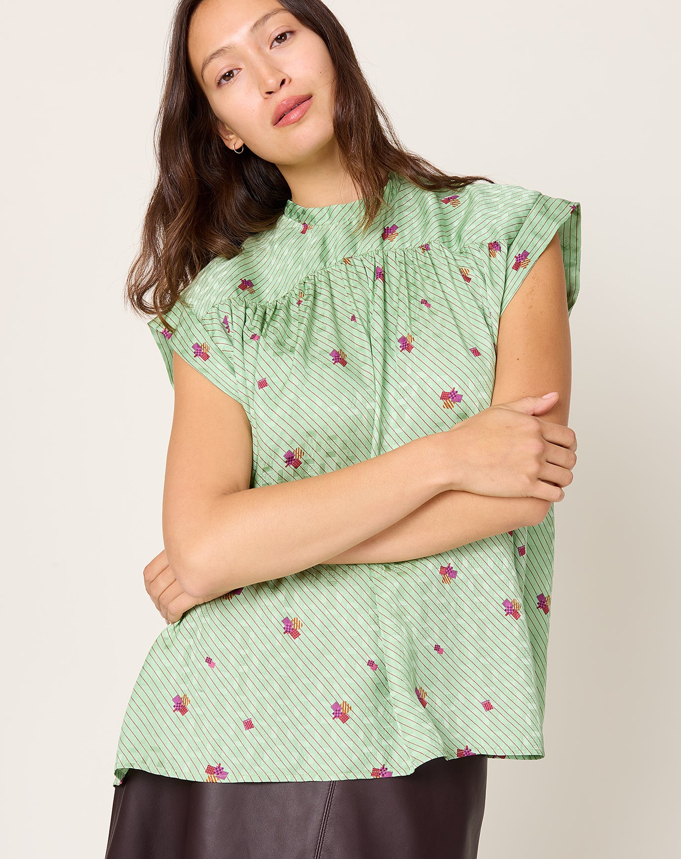 Rachel Comey Mozby Top in Celedon