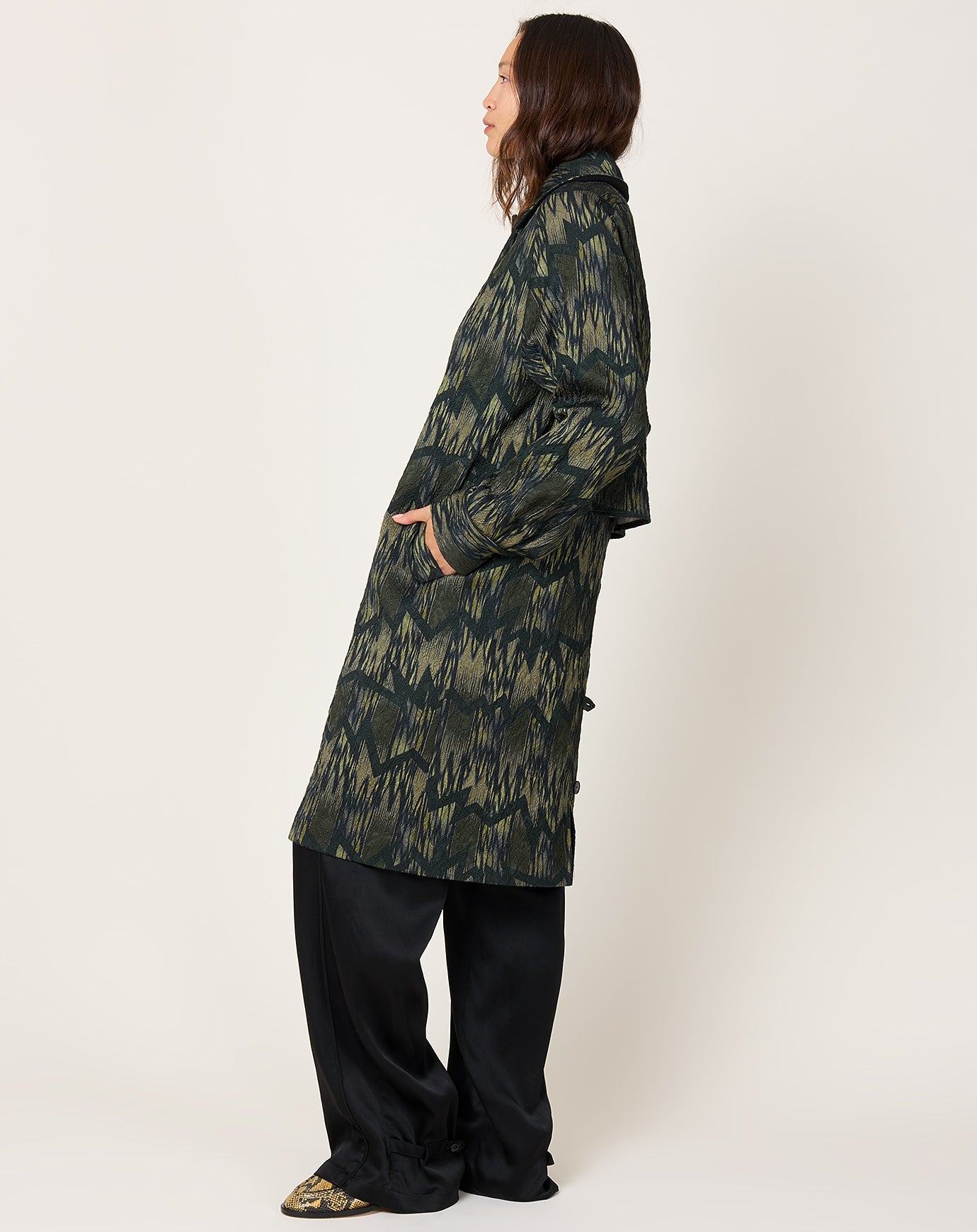 Rachel Comey Pragmata Trench in Olive