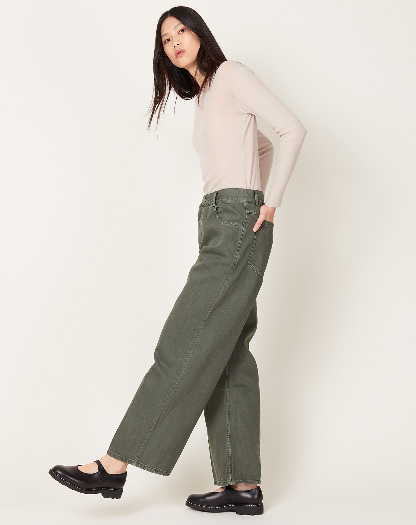 Rachel Comey Puerto Pant in Forest