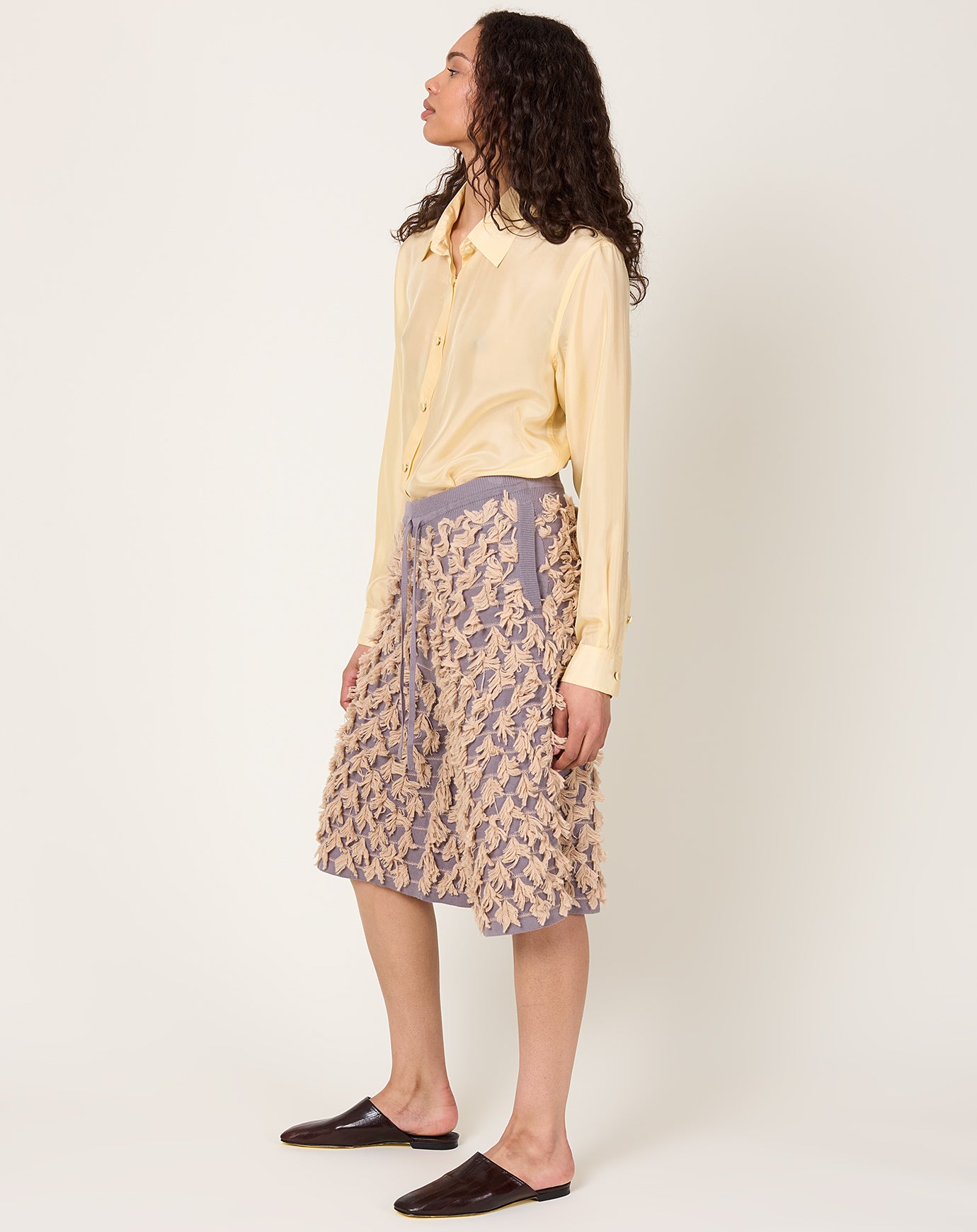 Rachel Comey Soleil Short in Dusty Mauve & Blush