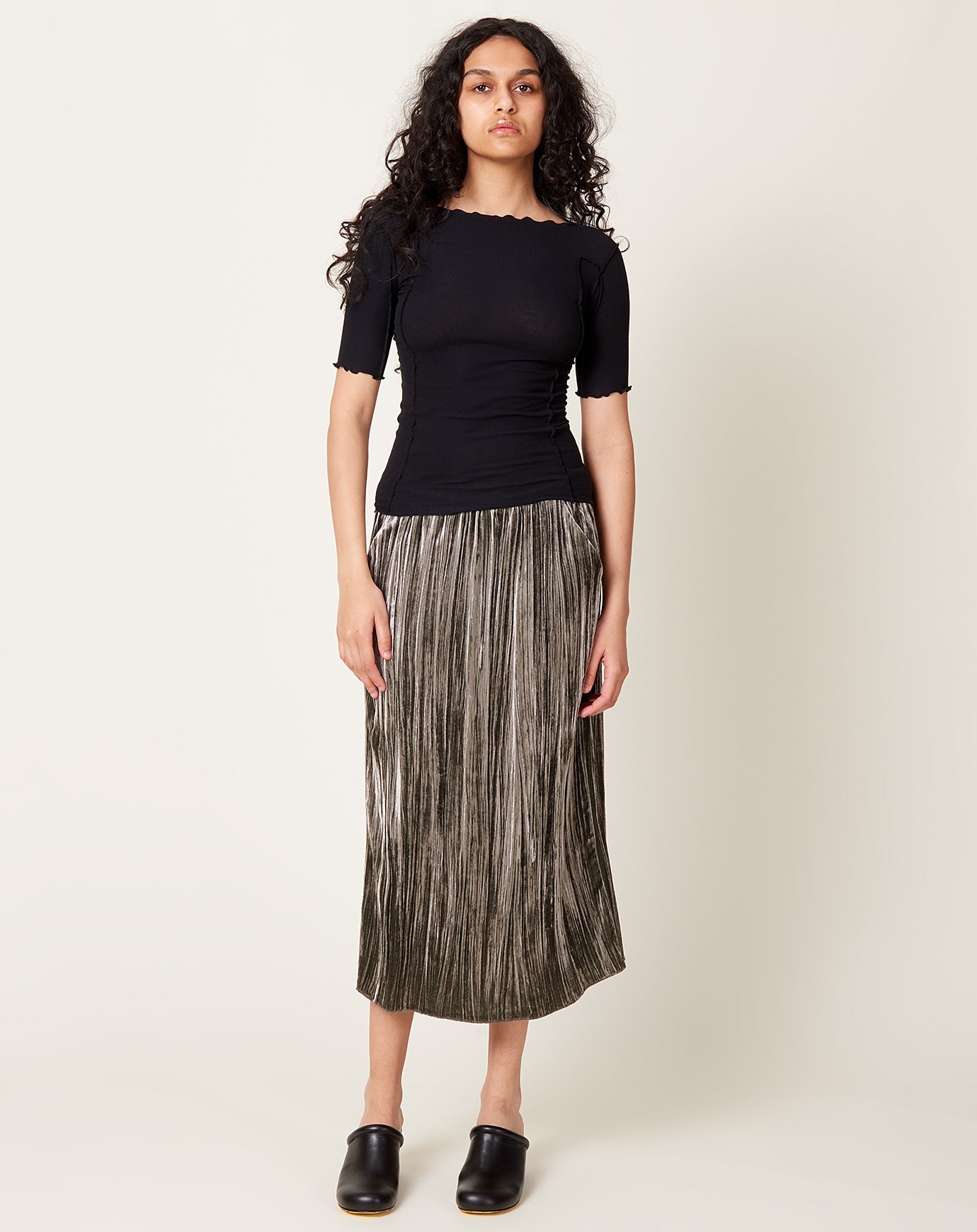 Rachel Comey Vela Skirt in Gunmetal