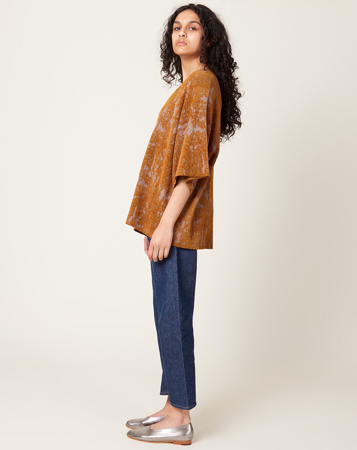 Rachel Comey Vilma T-Shirt in Old Gold